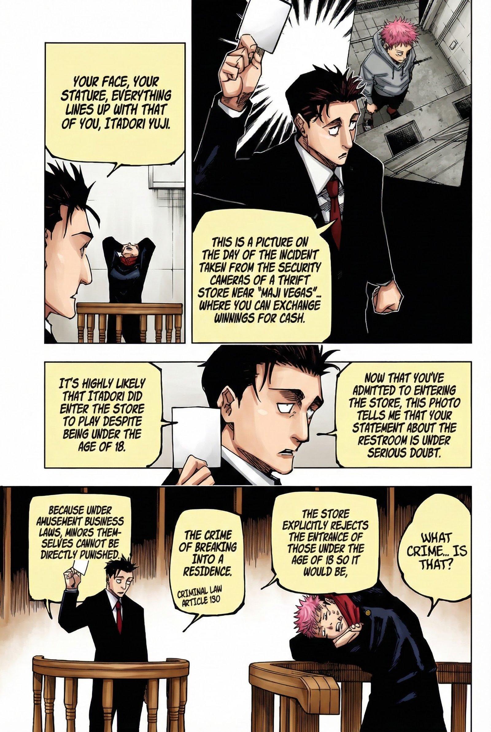 Jujutsu Kaisen Chapter 164 Page 11 - Colored Manga Panel
