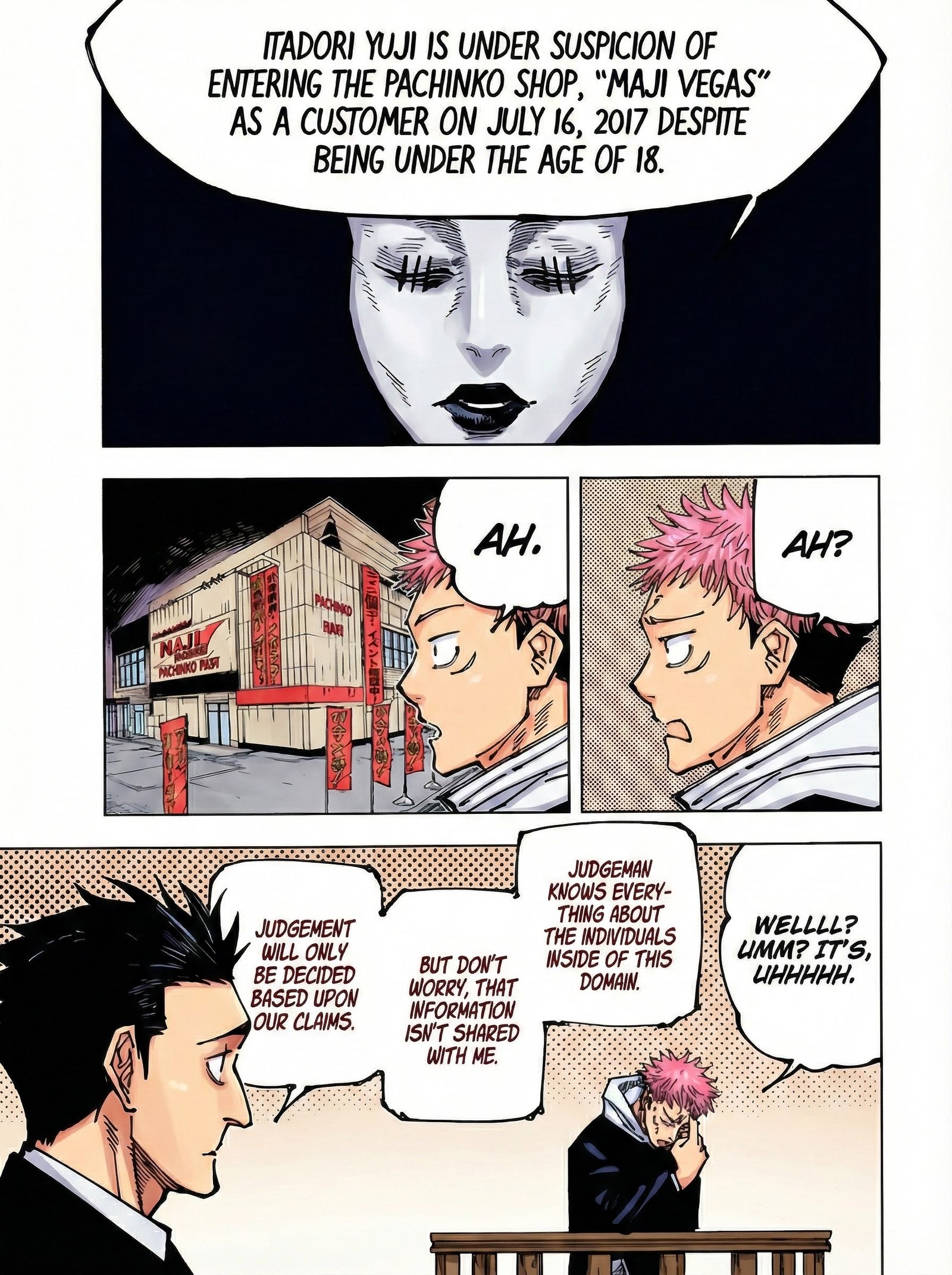 Jujutsu Kaisen Chapter 164 Page 3 - Colored Manga Panel
