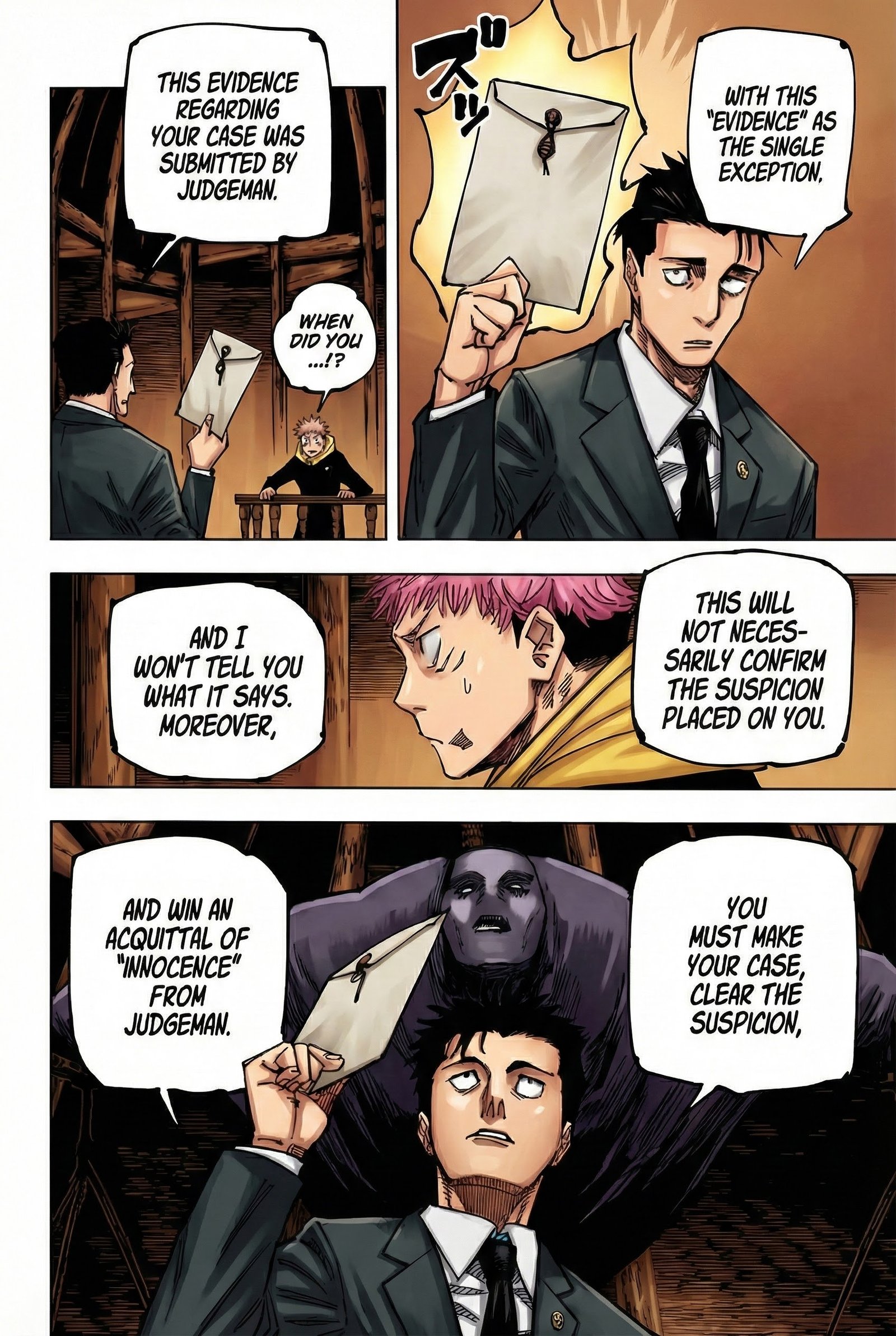 Jujutsu Kaisen Chapter 164 Page 4 - Colored Manga Panel