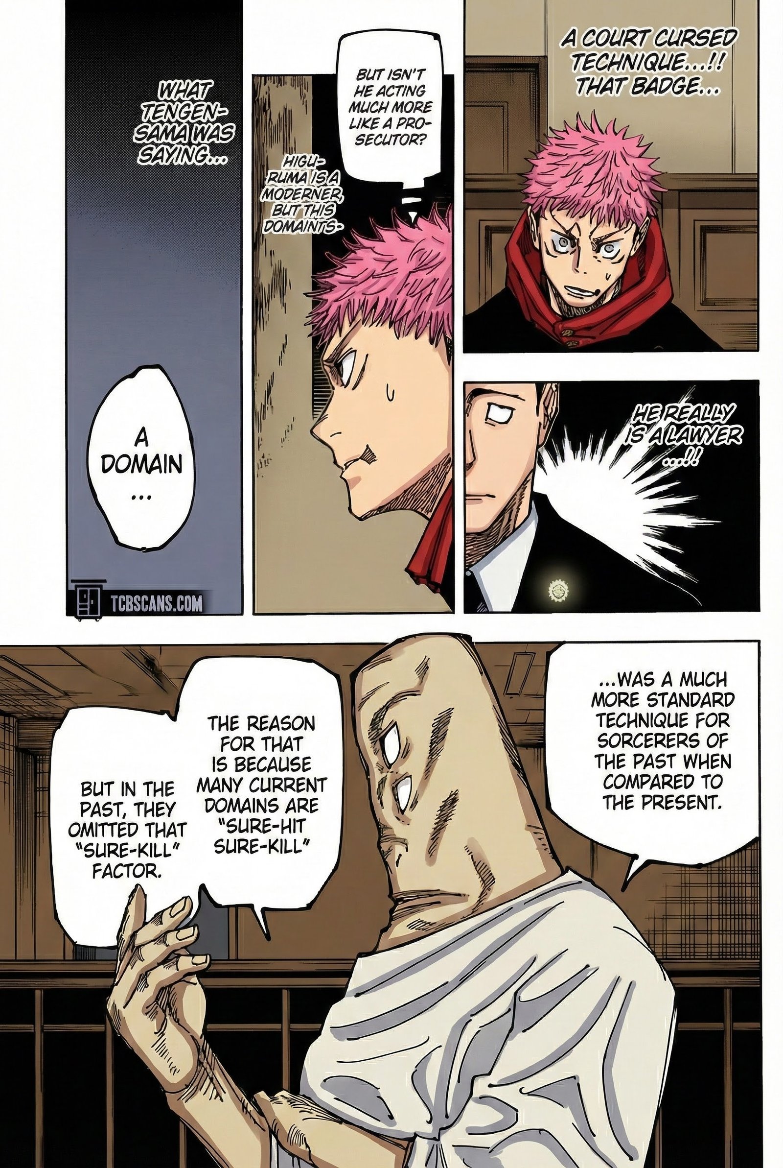 Jujutsu Kaisen Chapter 164 Page 5 - Colored Manga Panel