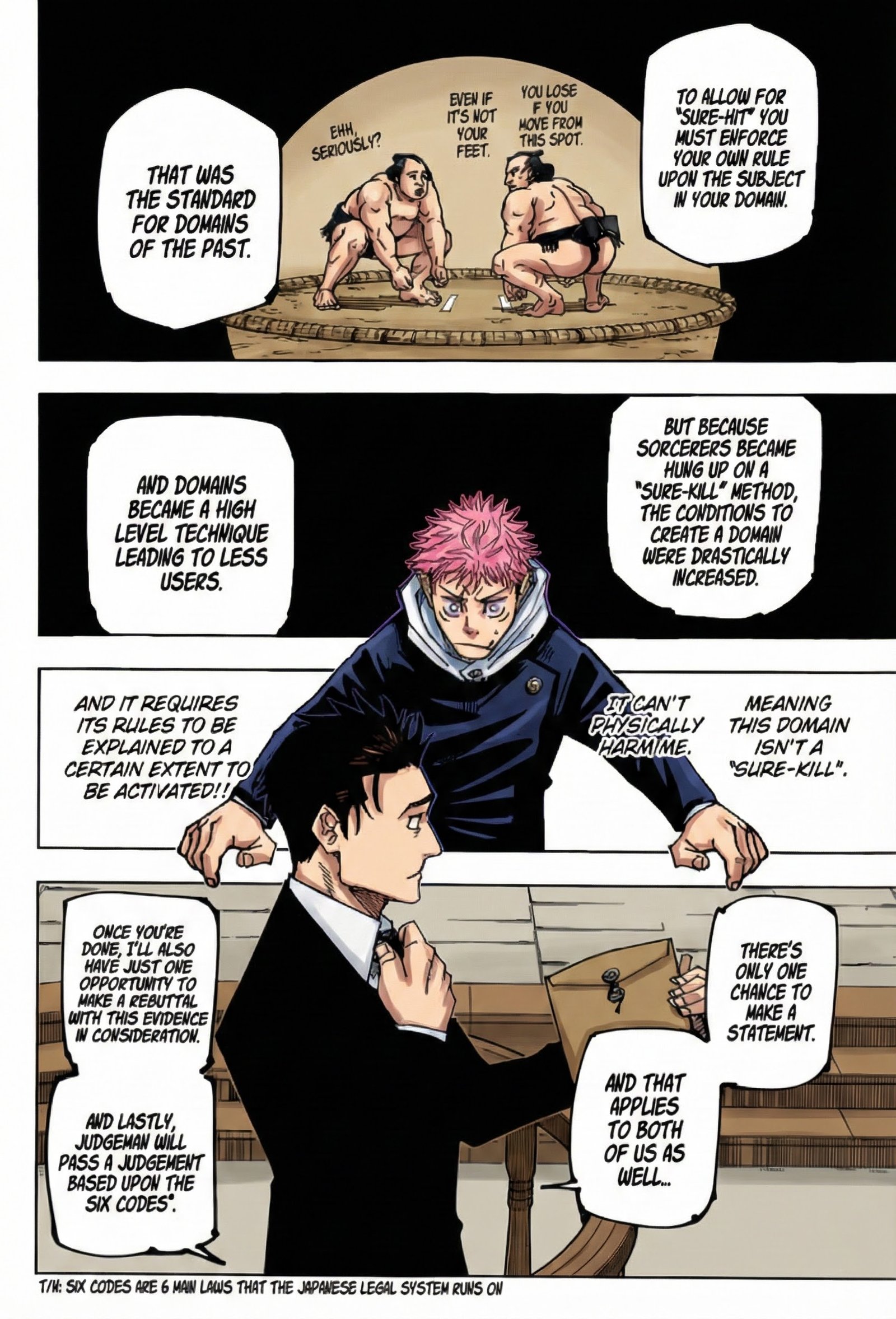 Jujutsu Kaisen Chapter 164 Page 6 - Colored Manga Panel