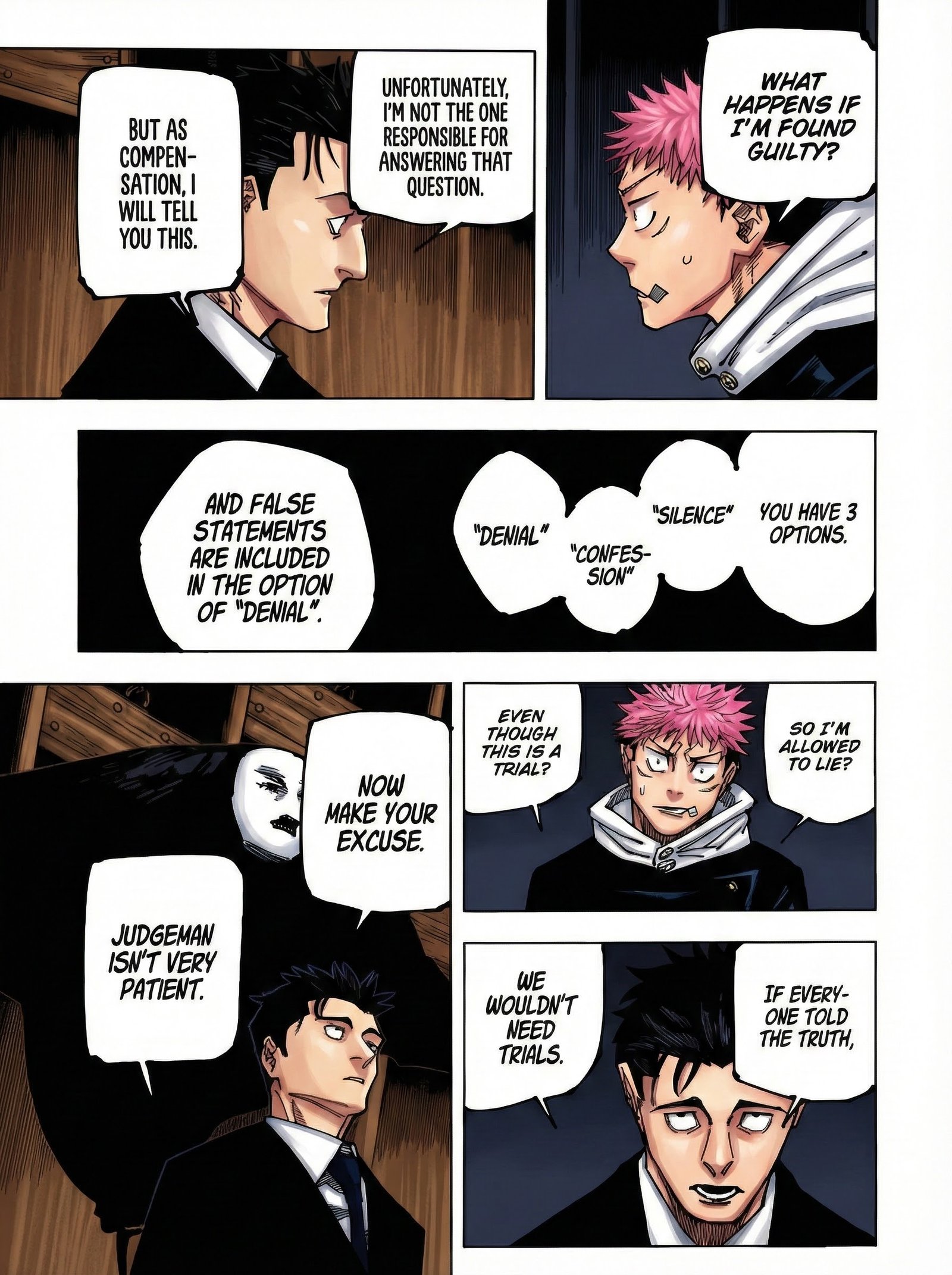 Jujutsu Kaisen Chapter 164 Page 7 - Colored Manga Panel