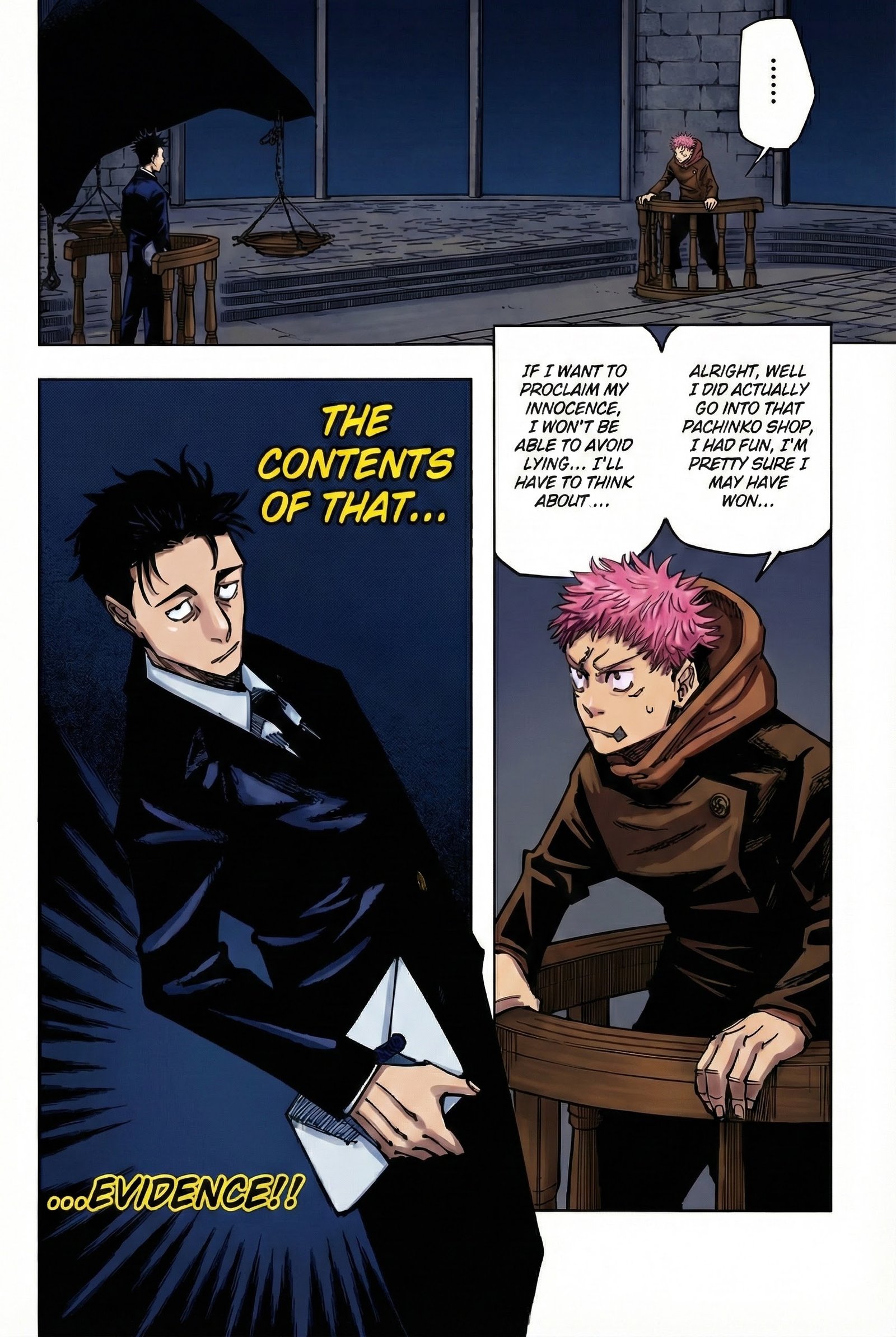 Jujutsu Kaisen Chapter 164 Page 8 - Colored Manga Panel