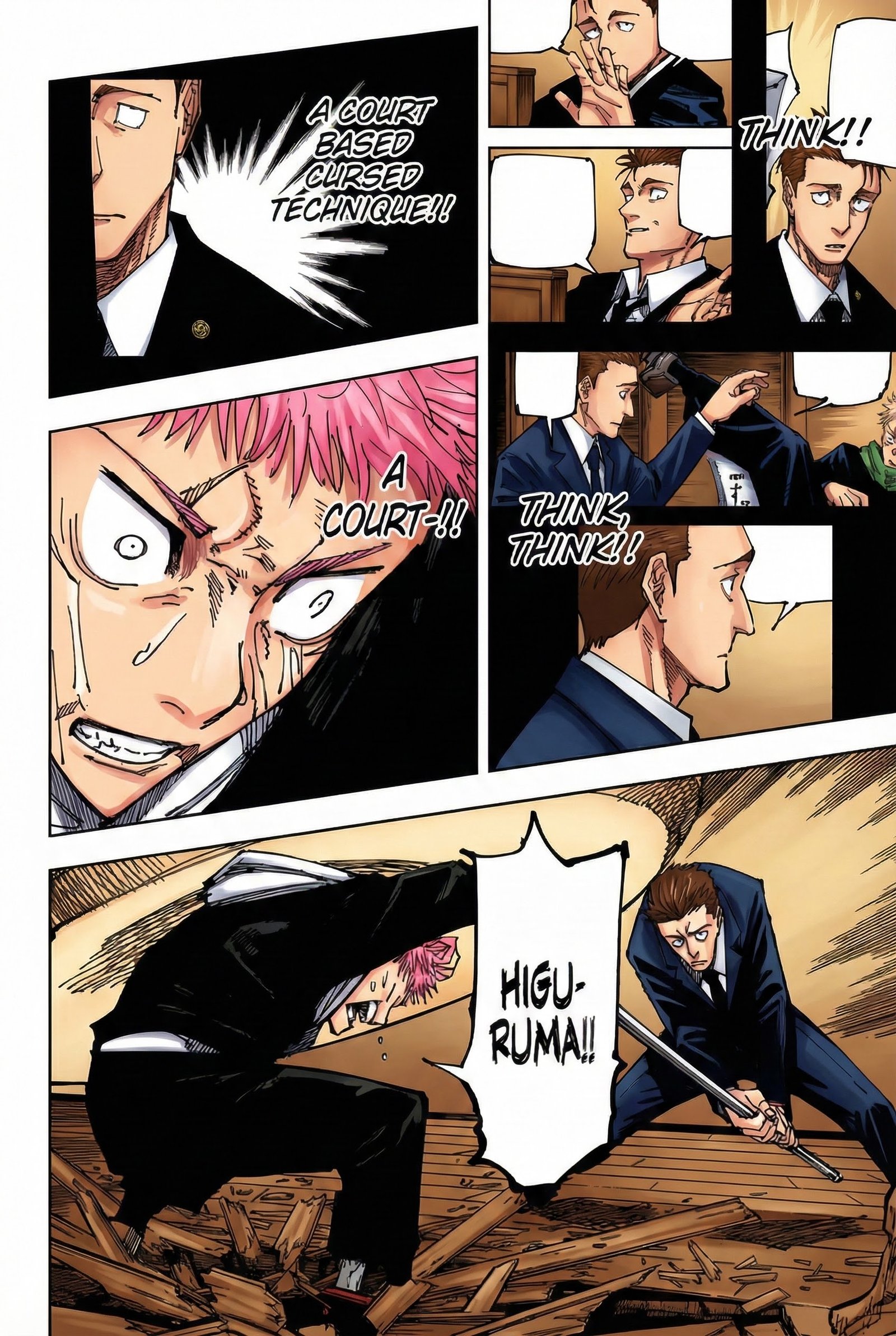 Jujutsu Kaisen Chapter 165 Page 13 - Colored Manga Panel