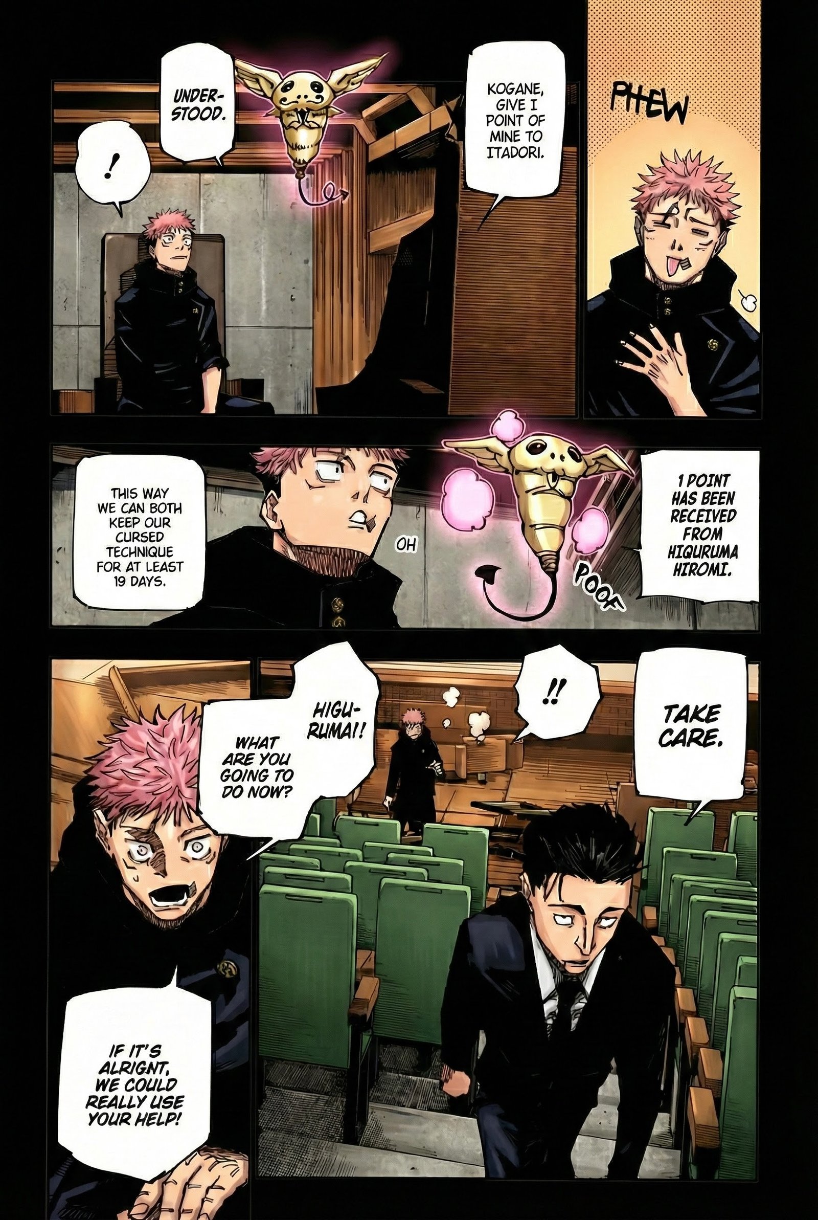 Jujutsu Kaisen Chapter 167 Page 2 - Colored Manga Panel