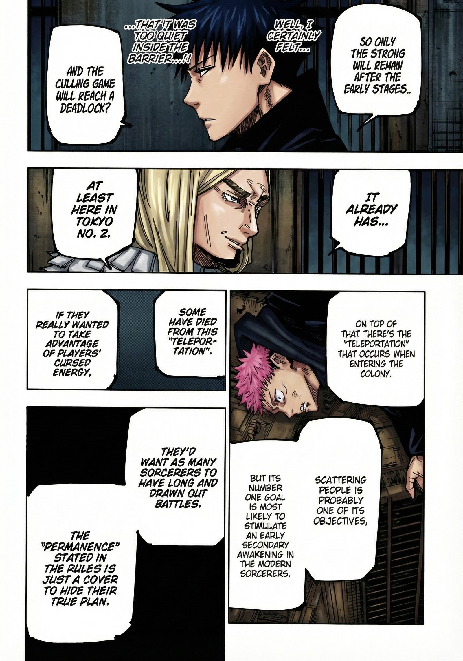 Jujutsu Kaisen Chapter 167 Page 8 - Colored Manga Panel