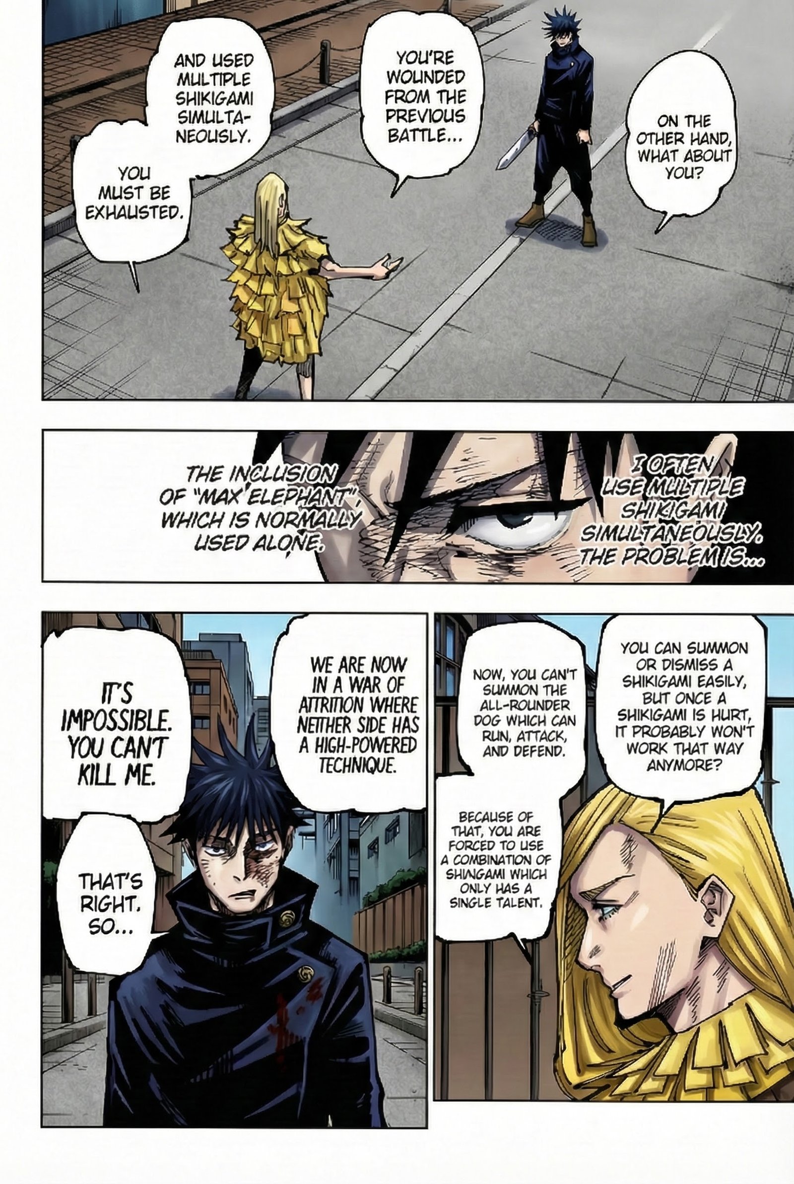 Jujutsu Kaisen Chapter 170 Page 8 - Colored Manga Panel