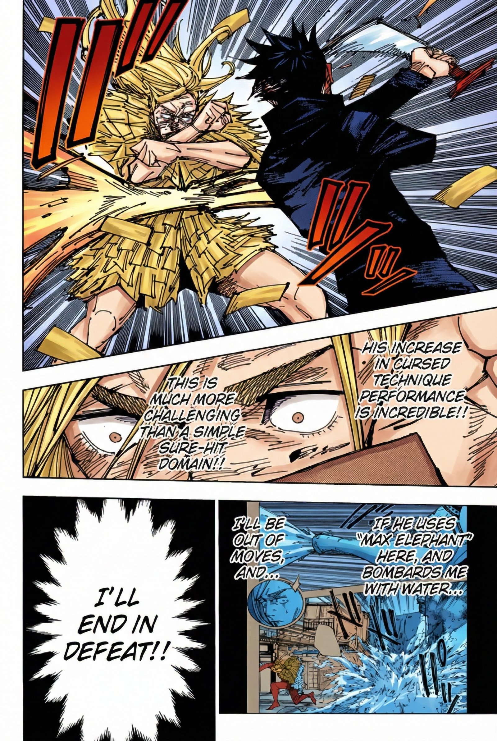 Jujutsu Kaisen Chapter 171 Page 12 - Colored Manga Panel