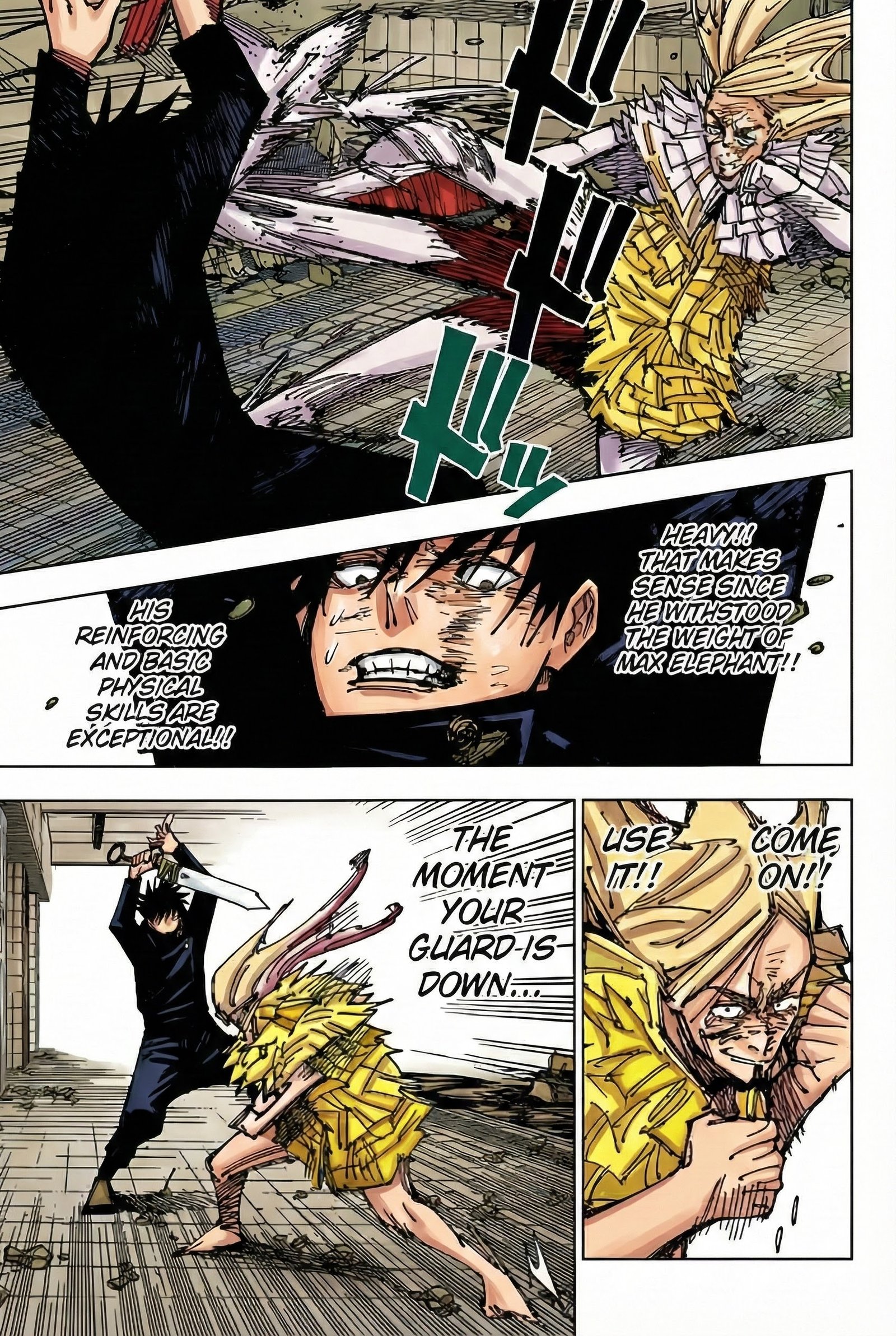 Jujutsu Kaisen Chapter 172 Page 13 - Colored Manga Panel