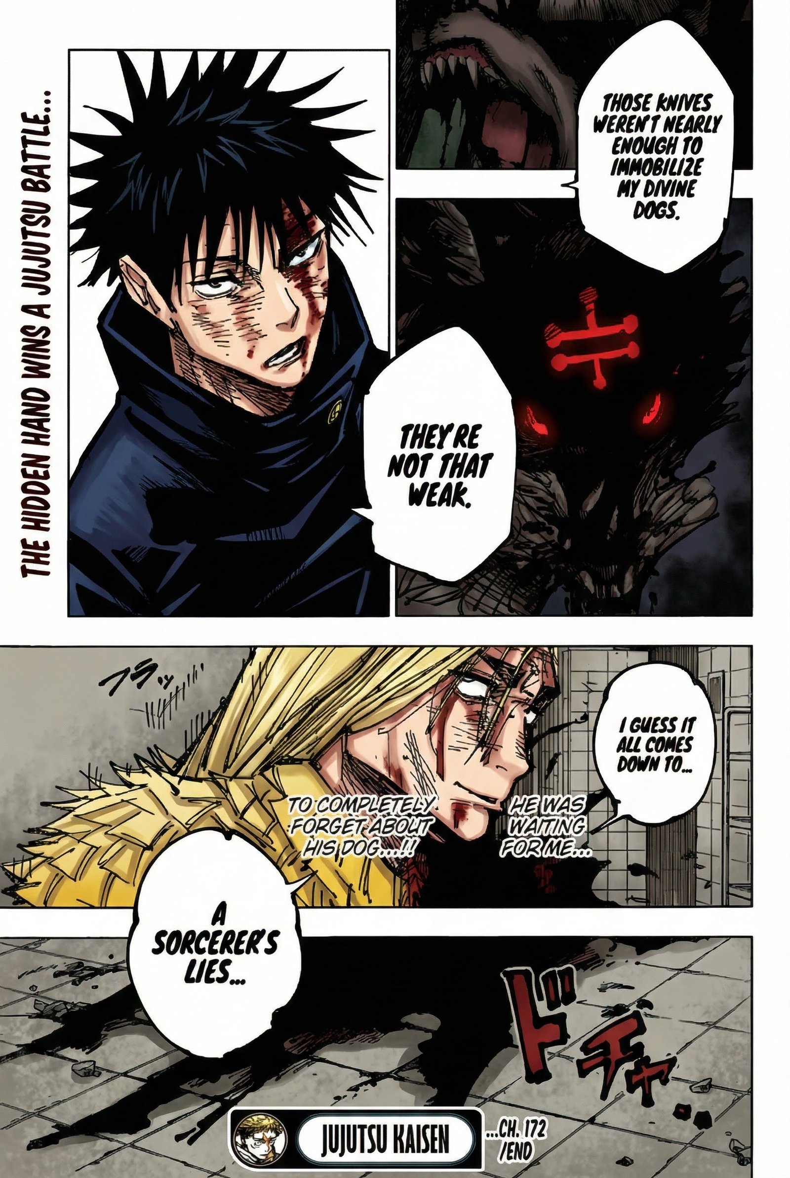 Jujutsu Kaisen Chapter 172 Page 15 - Colored Manga Panel