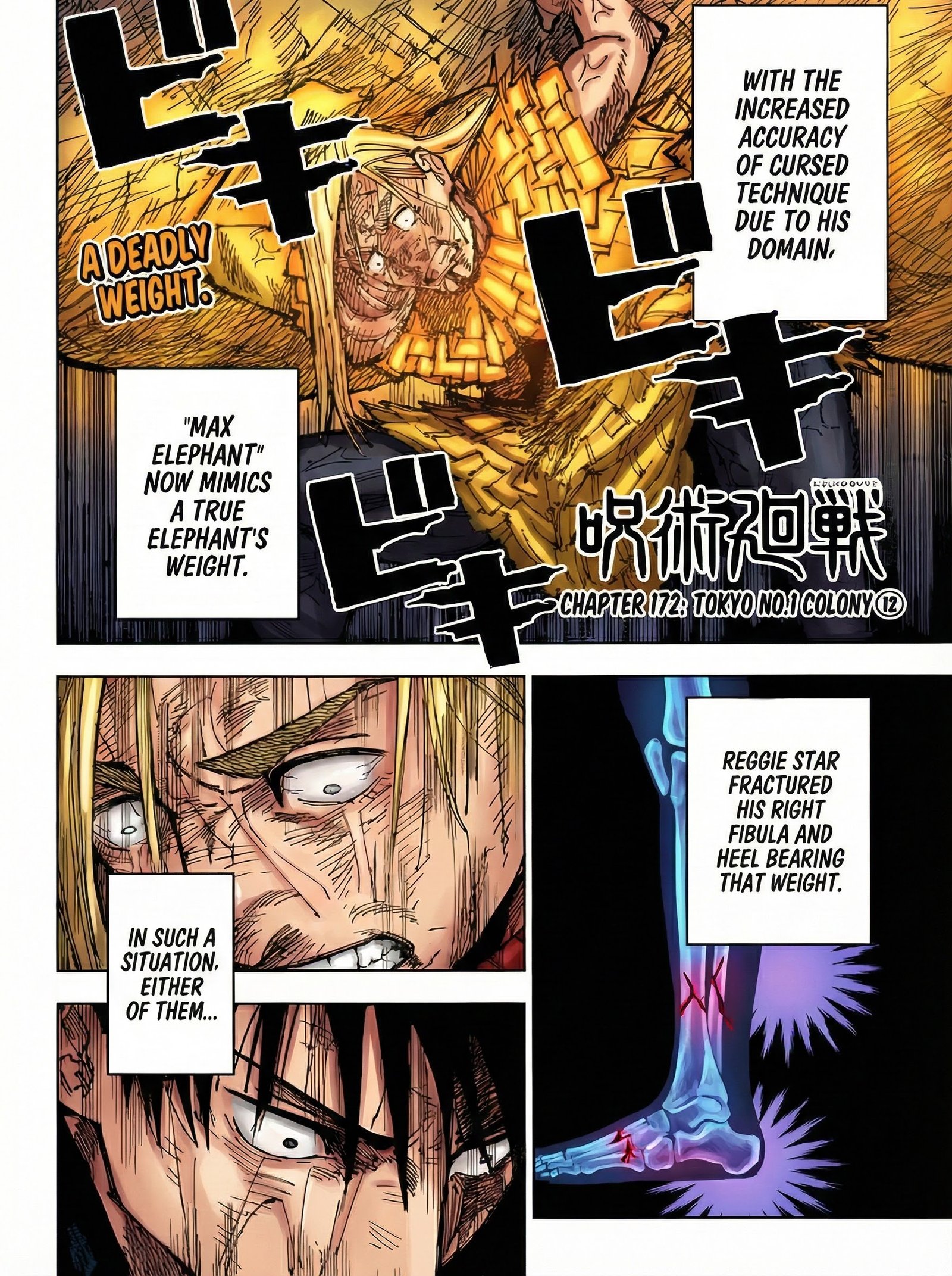 Jujutsu Kaisen Chapter 172 Page 2 - Colored Manga Panel