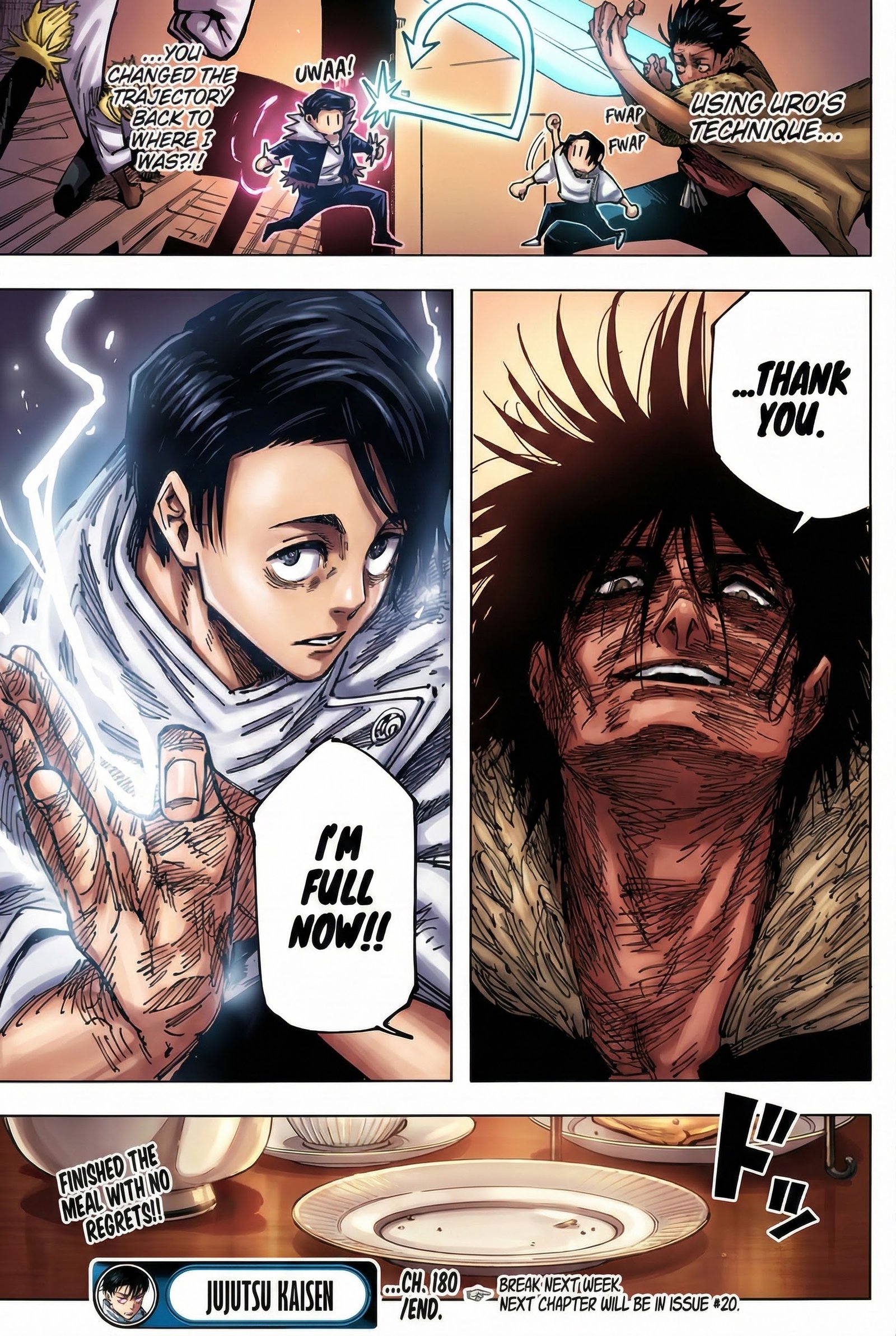 Jujutsu Kaisen Chapter 180 Page 16 - Colored Manga Panel