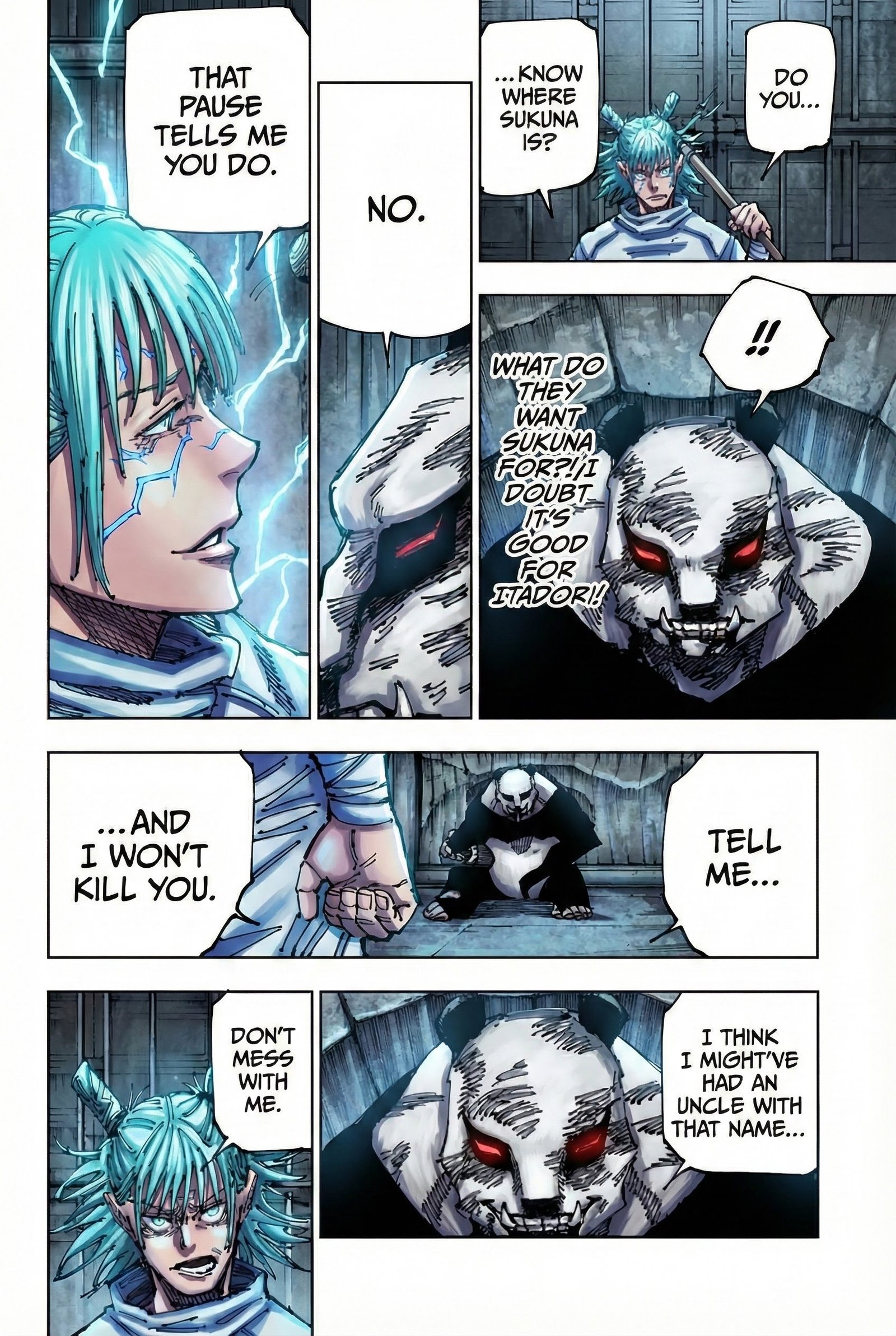 Jujutsu Kaisen Chapter 184 Page 14 - Colored Manga Panel