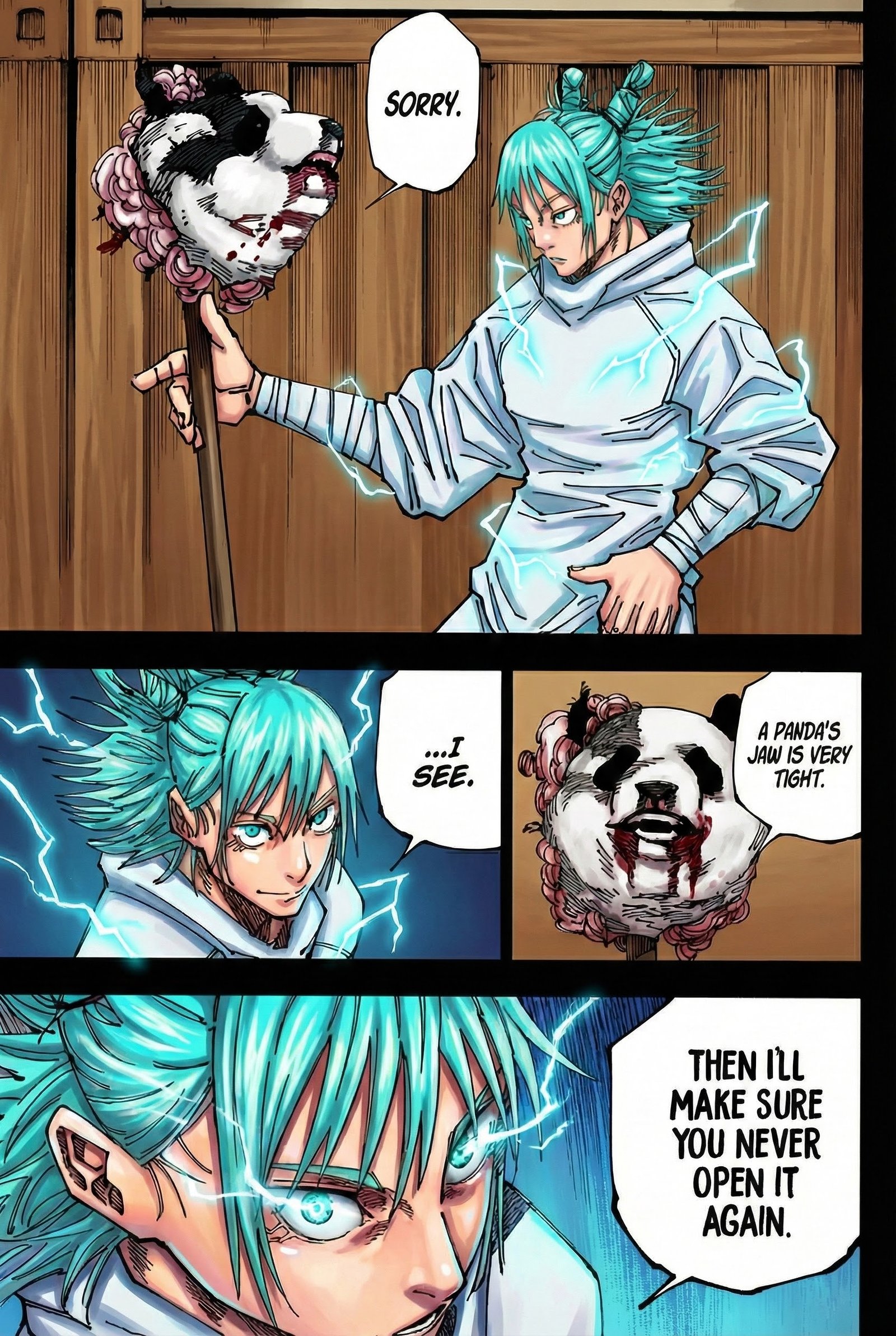 Jujutsu Kaisen Chapter 185 Page 16 - Colored Manga Panel