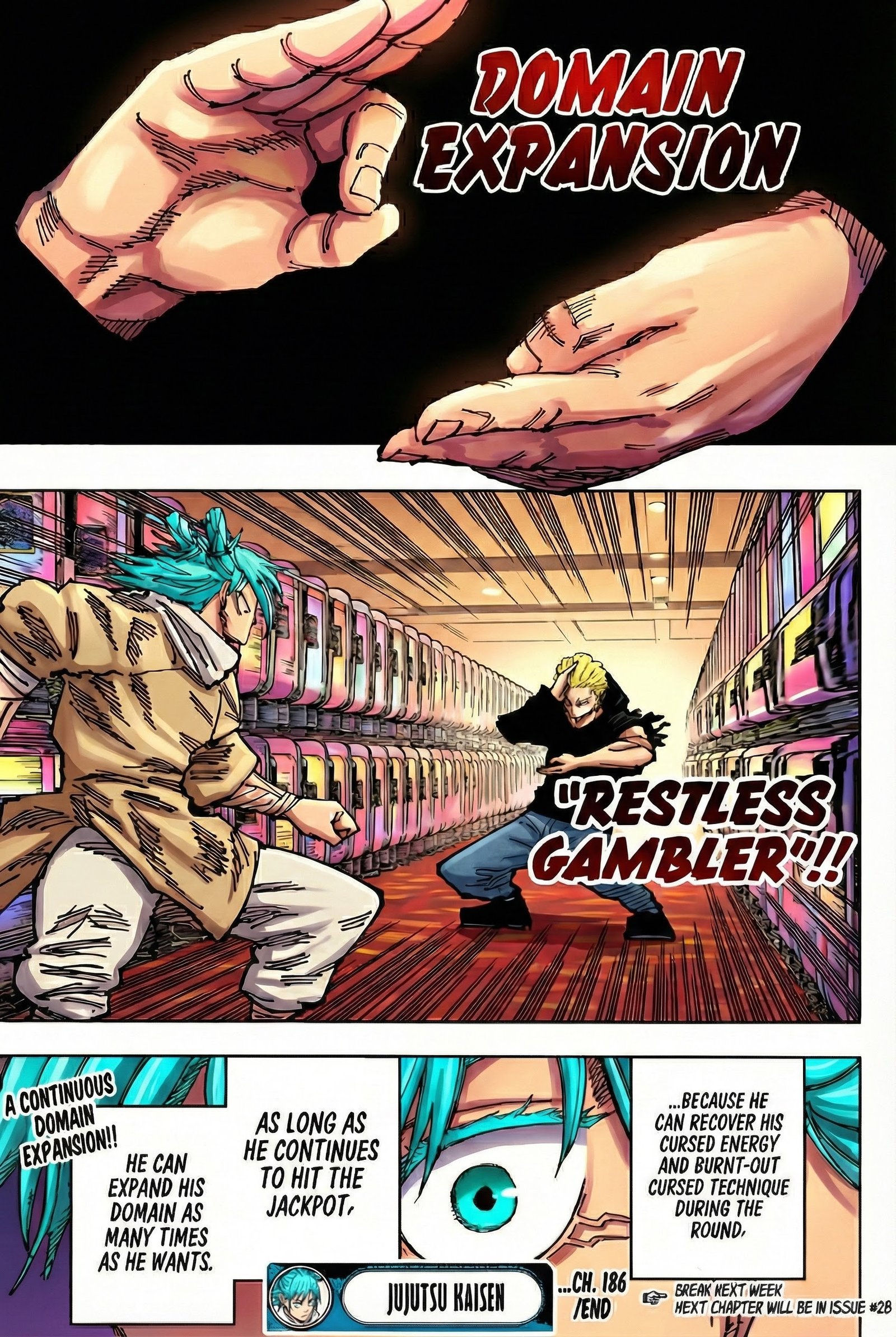Jujutsu Kaisen Chapter 186 Page 17 - Colored Manga Panel