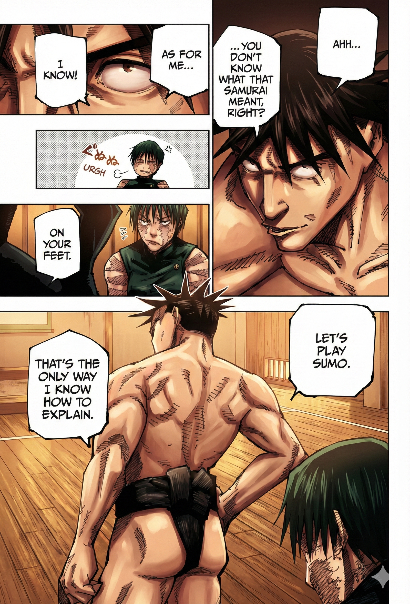 Jujutsu Kaisen Chapter 196 Page 14 - Colored Manga Panel