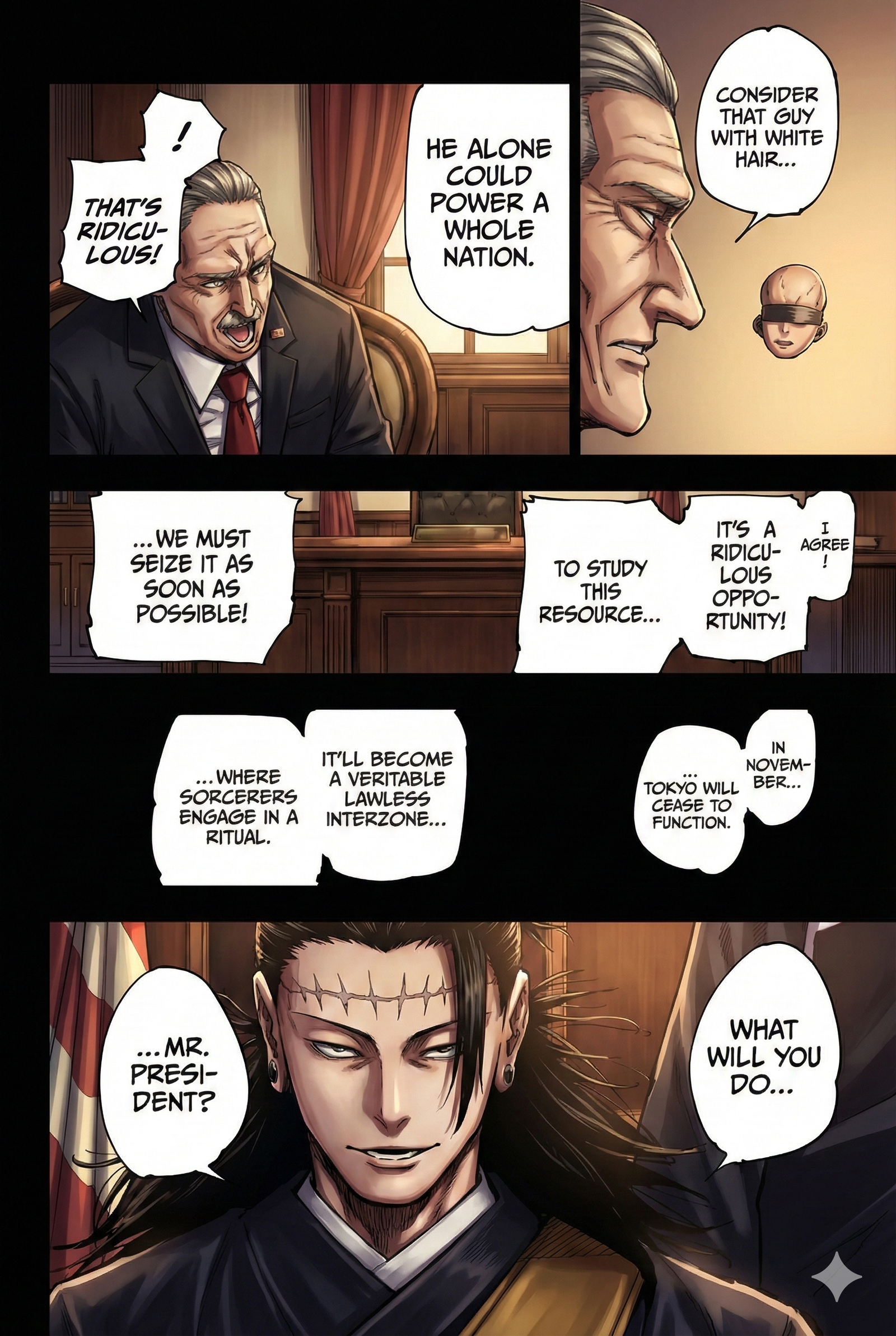 Jujutsu Kaisen Chapter 200 Page 18 - Colored Manga Panel