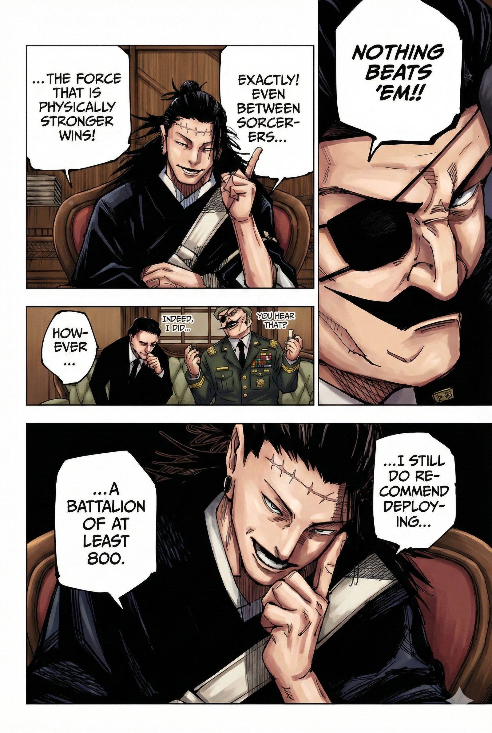 Jujutsu Kaisen Chapter 201 Page 5 - Colored Manga Panel