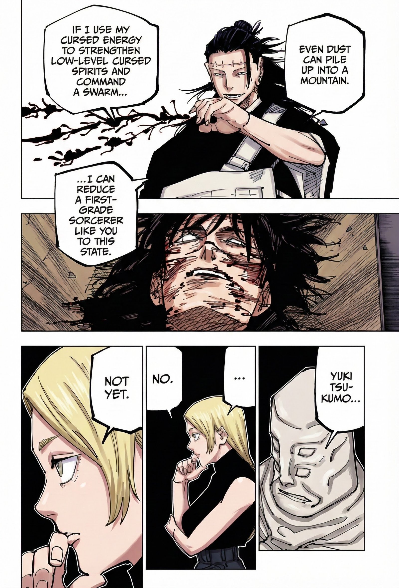 Jujutsu Kaisen Chapter 203 Page 17 - Colored Manga Panel