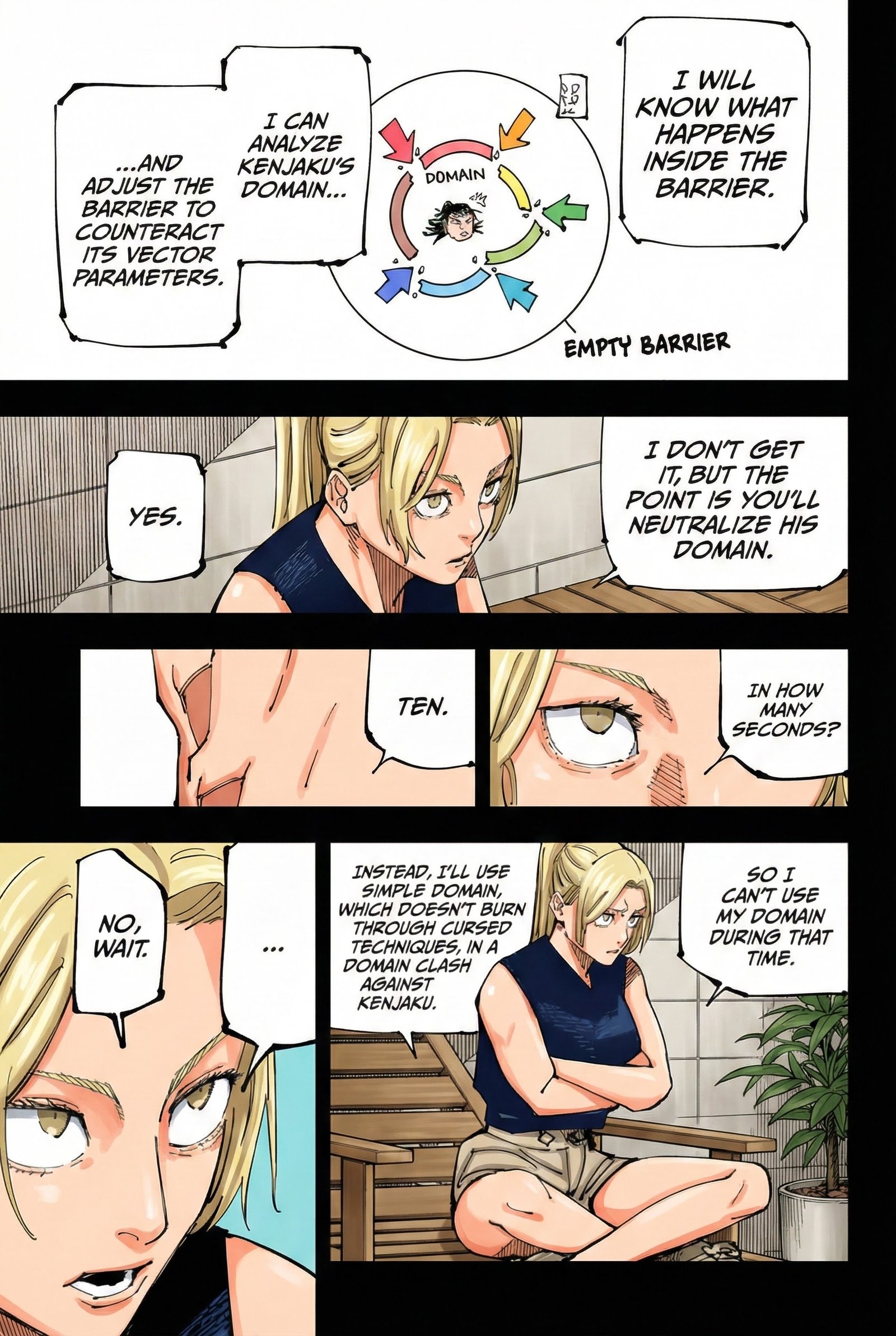 Jujutsu Kaisen Chapter 206 Page 3 - Colored Manga Panel