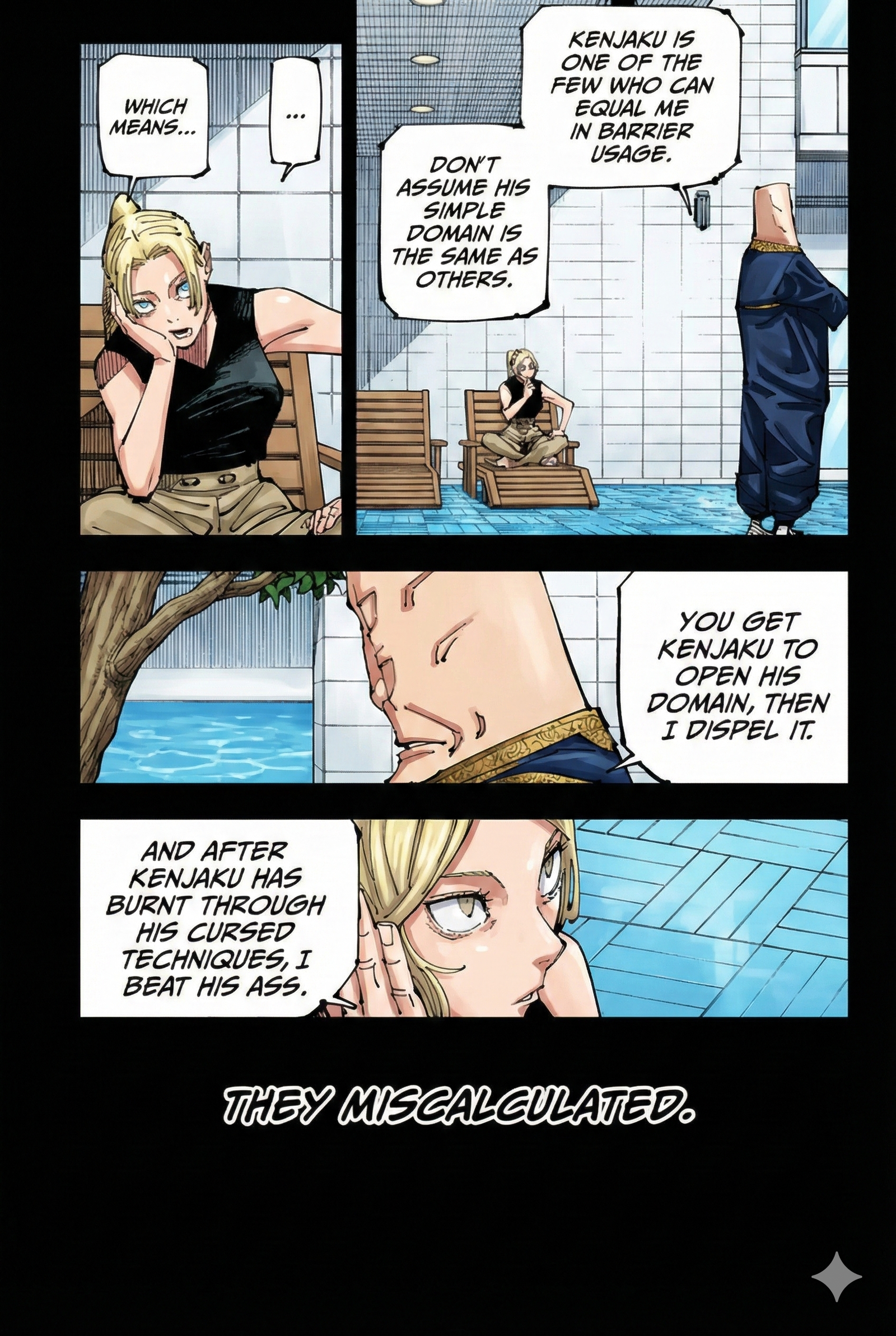 Jujutsu Kaisen Chapter 206 Page 5 - Colored Manga Panel