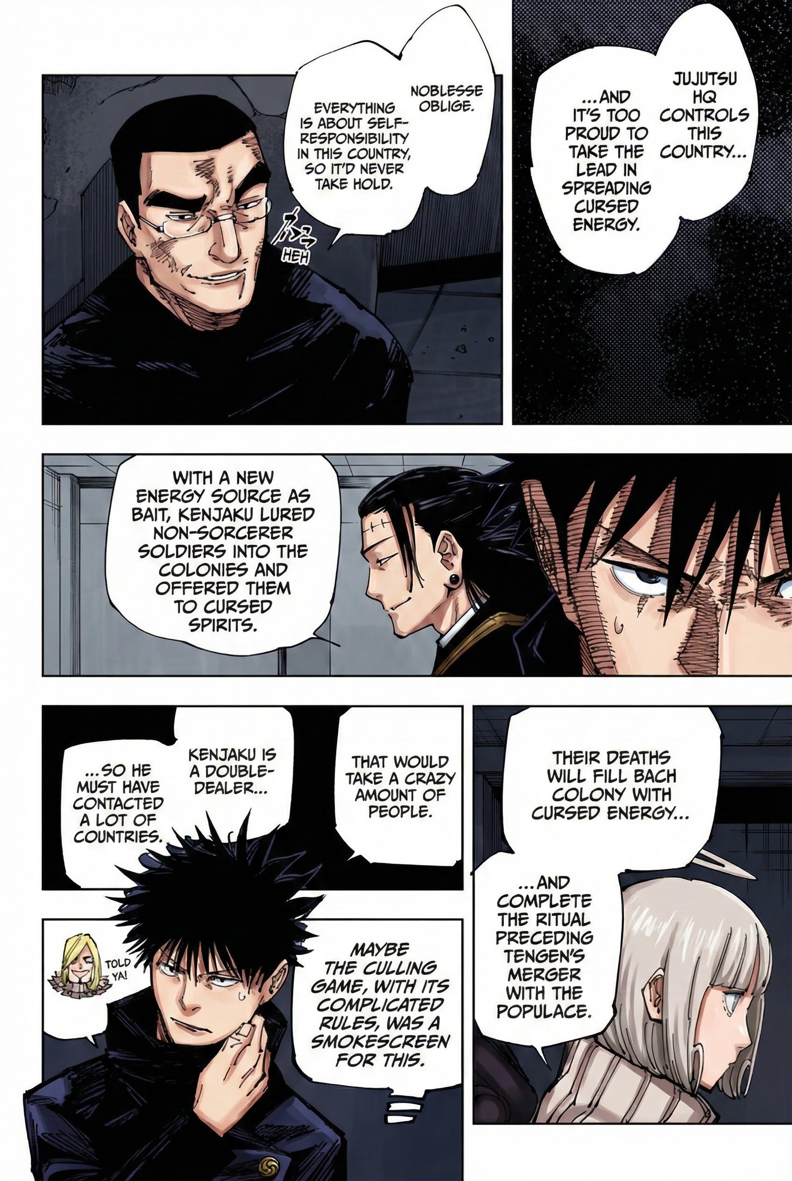 Jujutsu Kaisen Chapter 210 Page 4 - Colored Manga Panel