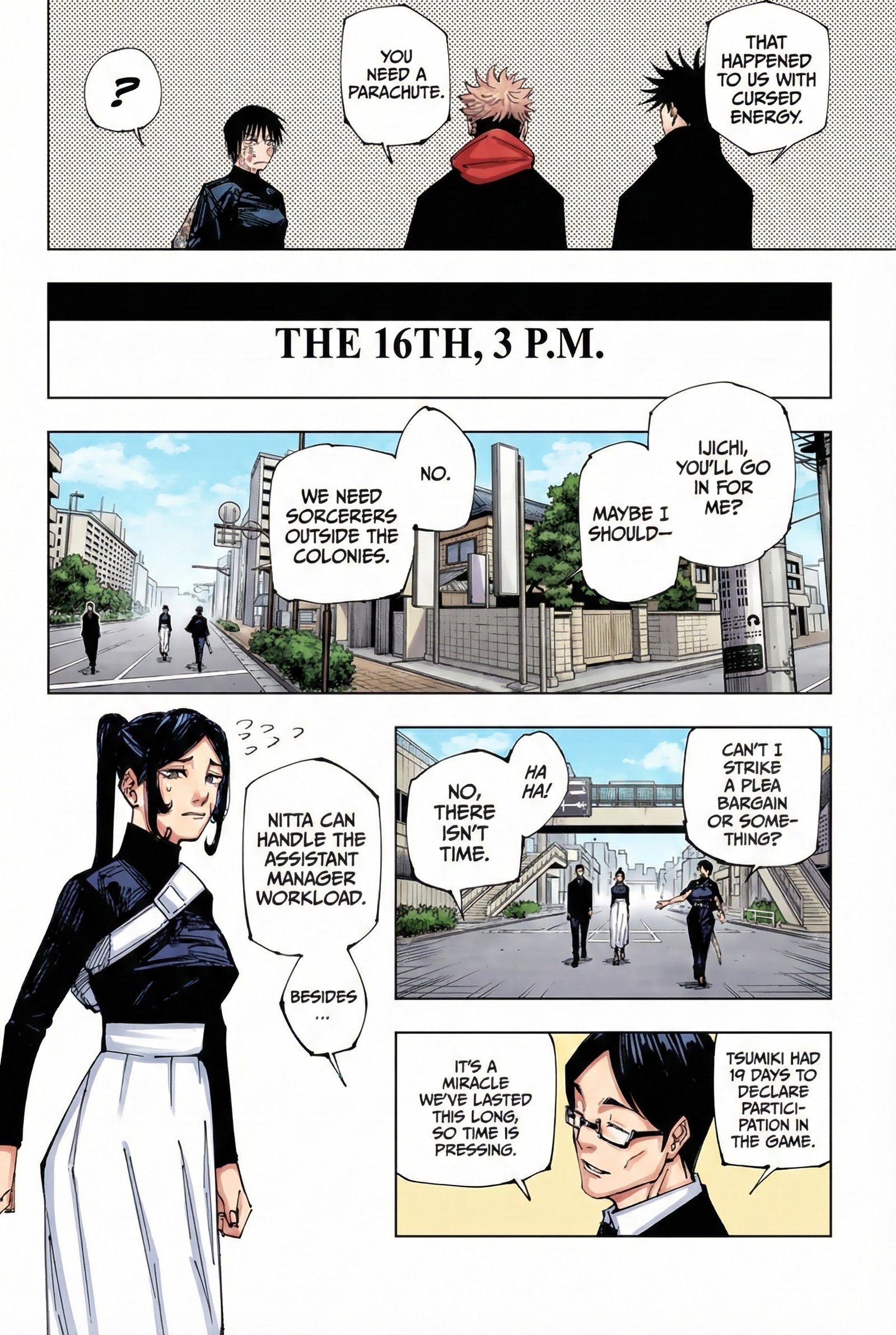 Jujutsu Kaisen Chapter 211 Page 14 - Colored Manga Panel