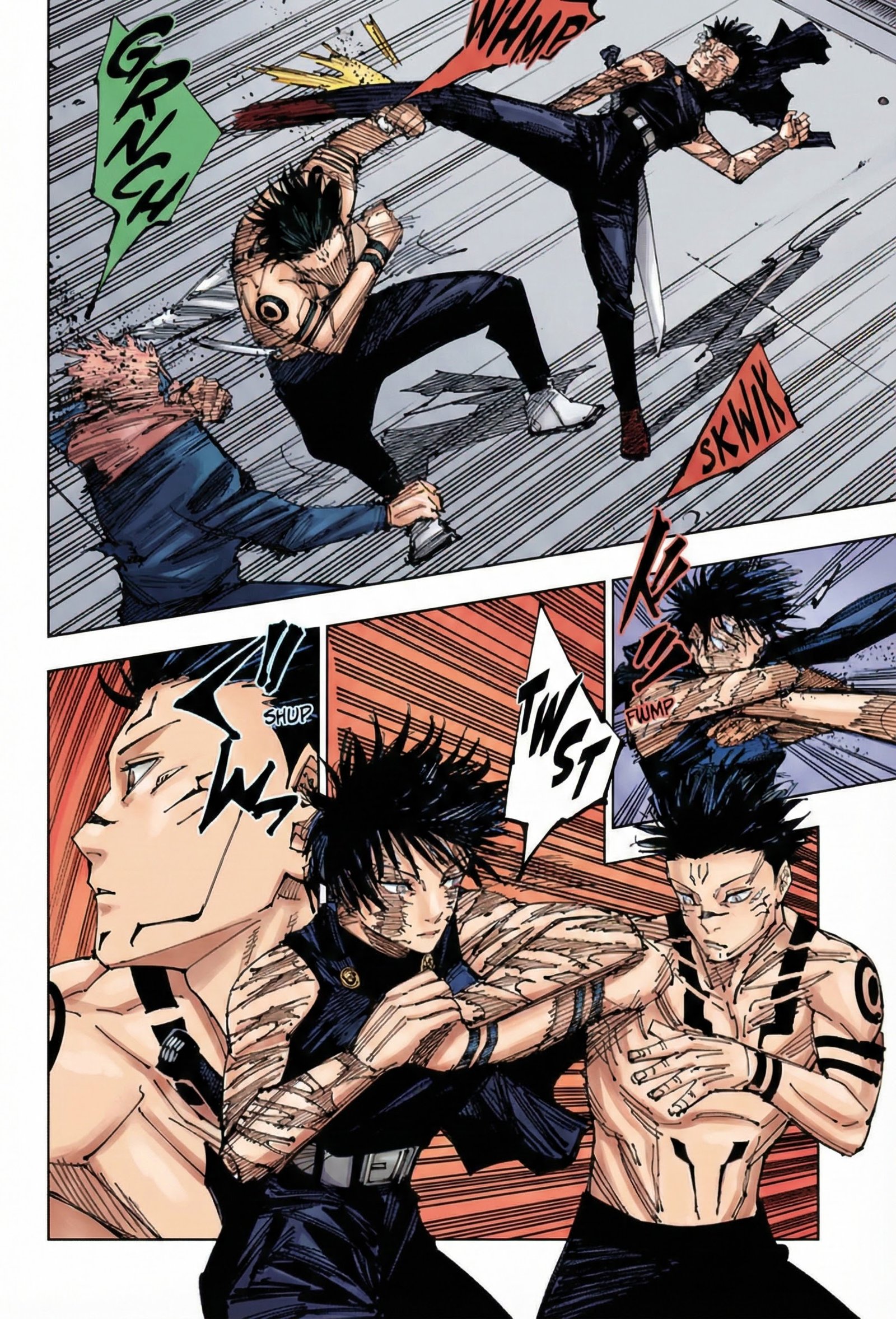 Jujutsu Kaisen Chapter 215 Page 5 - Colored Manga Panel