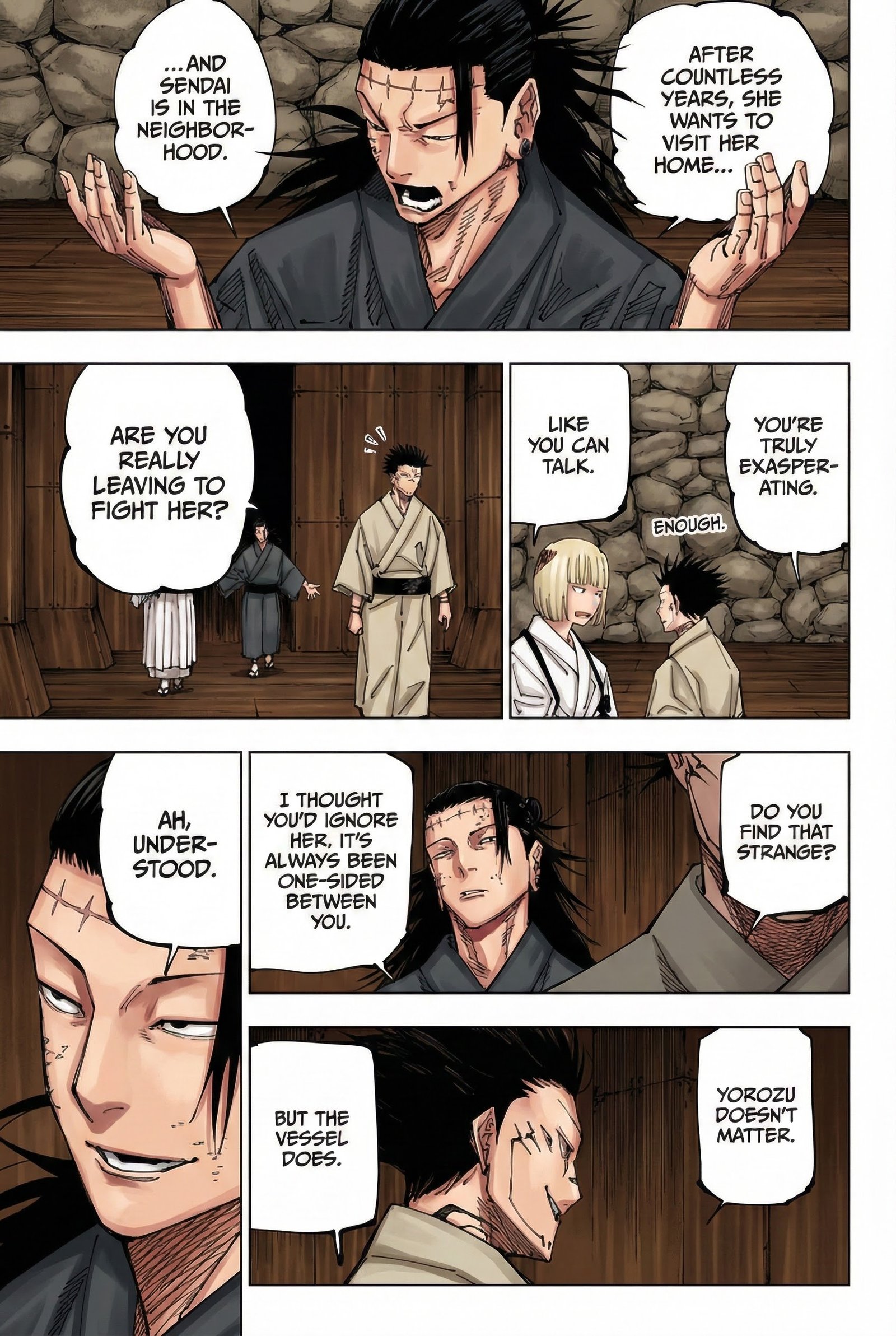 Jujutsu Kaisen Chapter 216 Page 10 - Colored Manga Panel