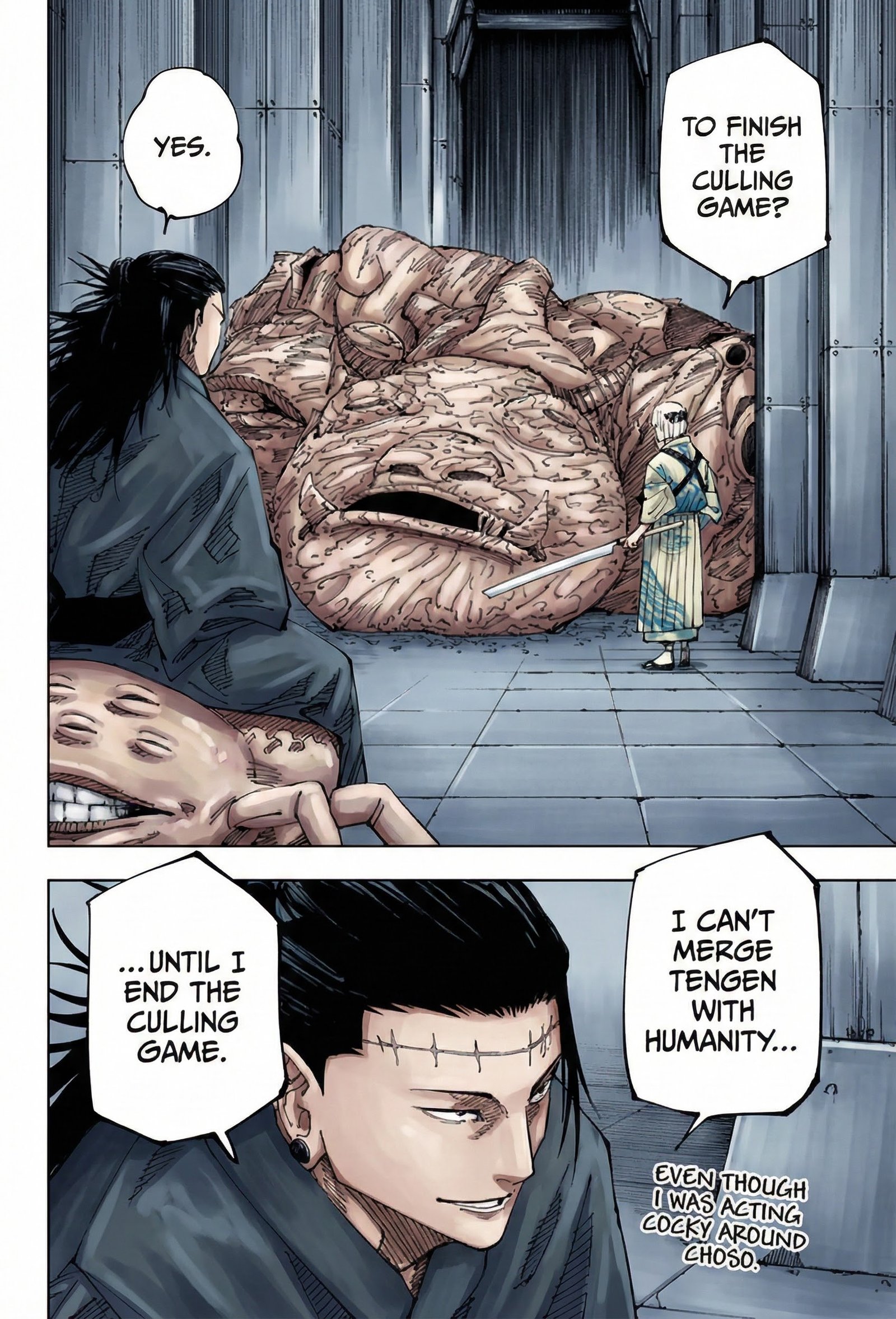 Jujutsu Kaisen Chapter 216 Page 2 - Colored Manga Panel