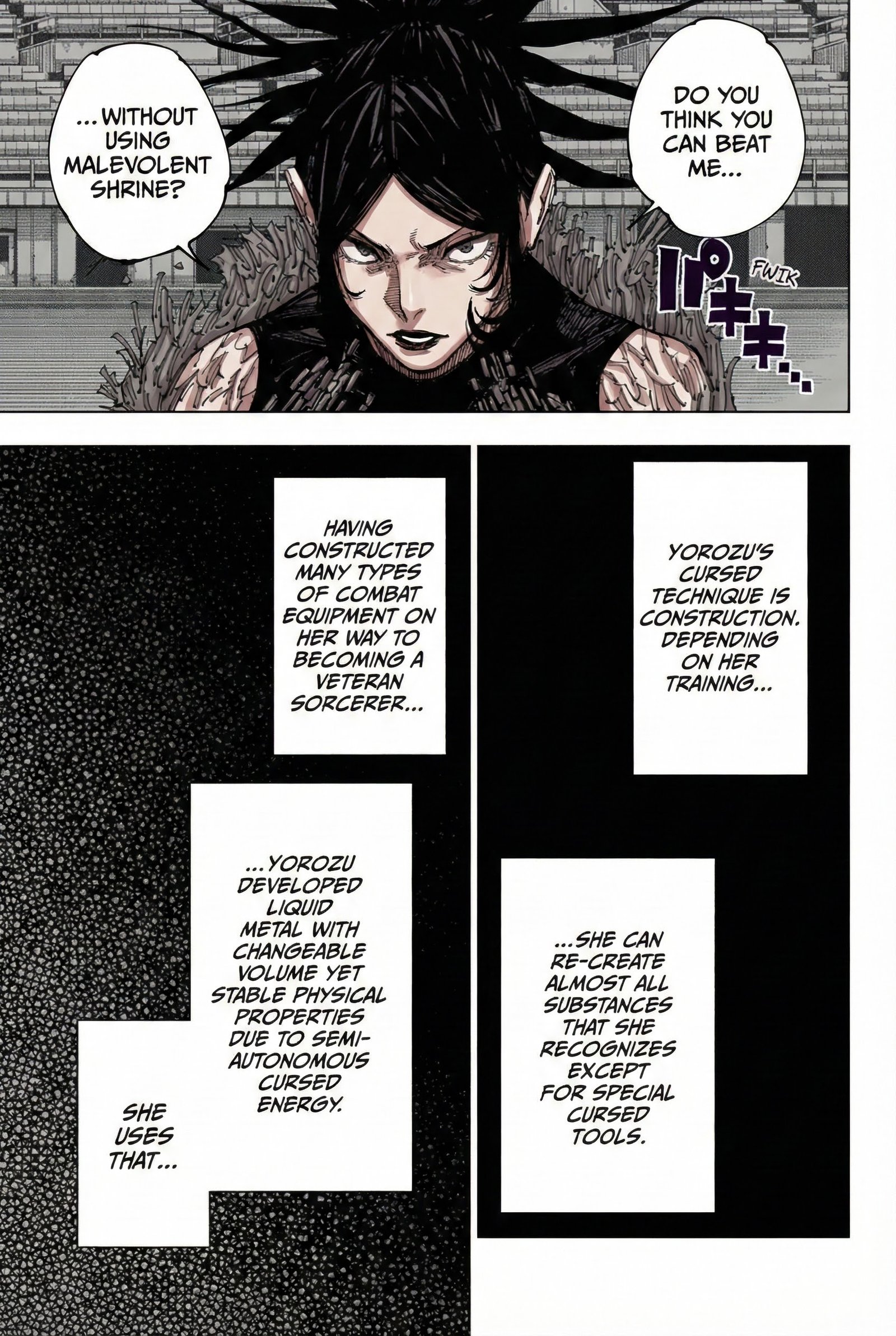 Jujutsu Kaisen Chapter 217 Page 15 - Colored Manga Panel