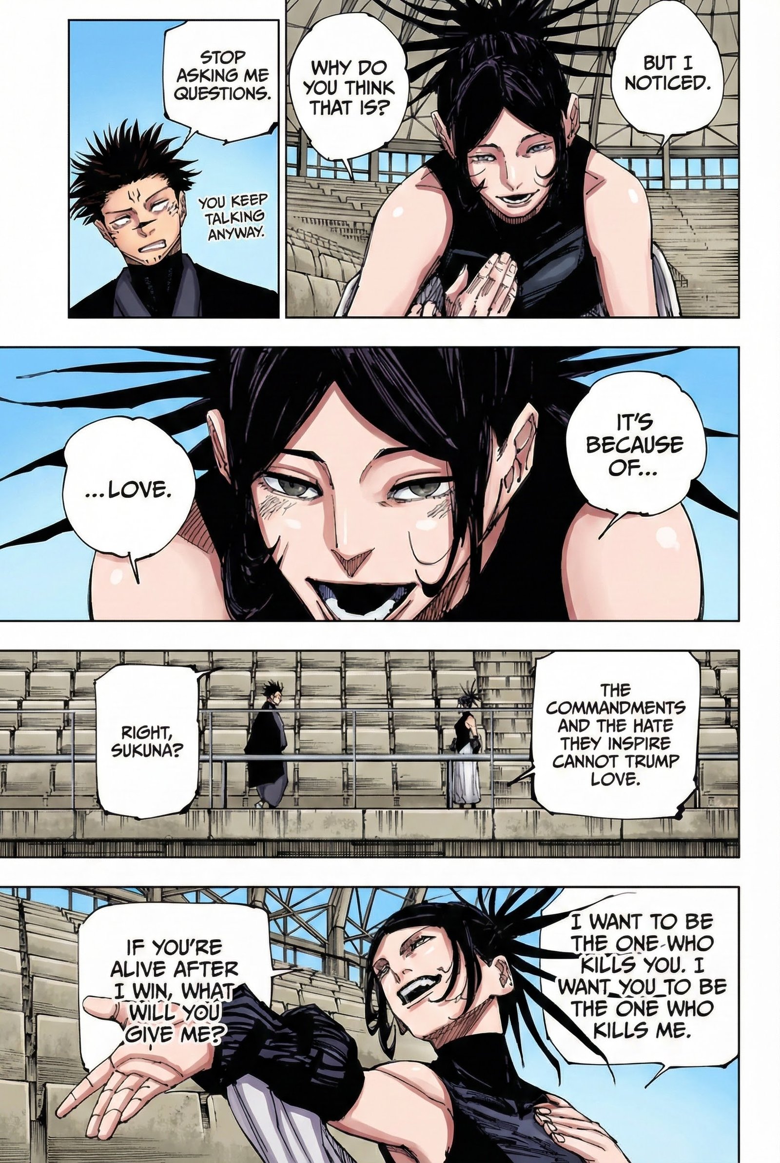 Jujutsu Kaisen Chapter 217 Page 5 - Colored Manga Panel