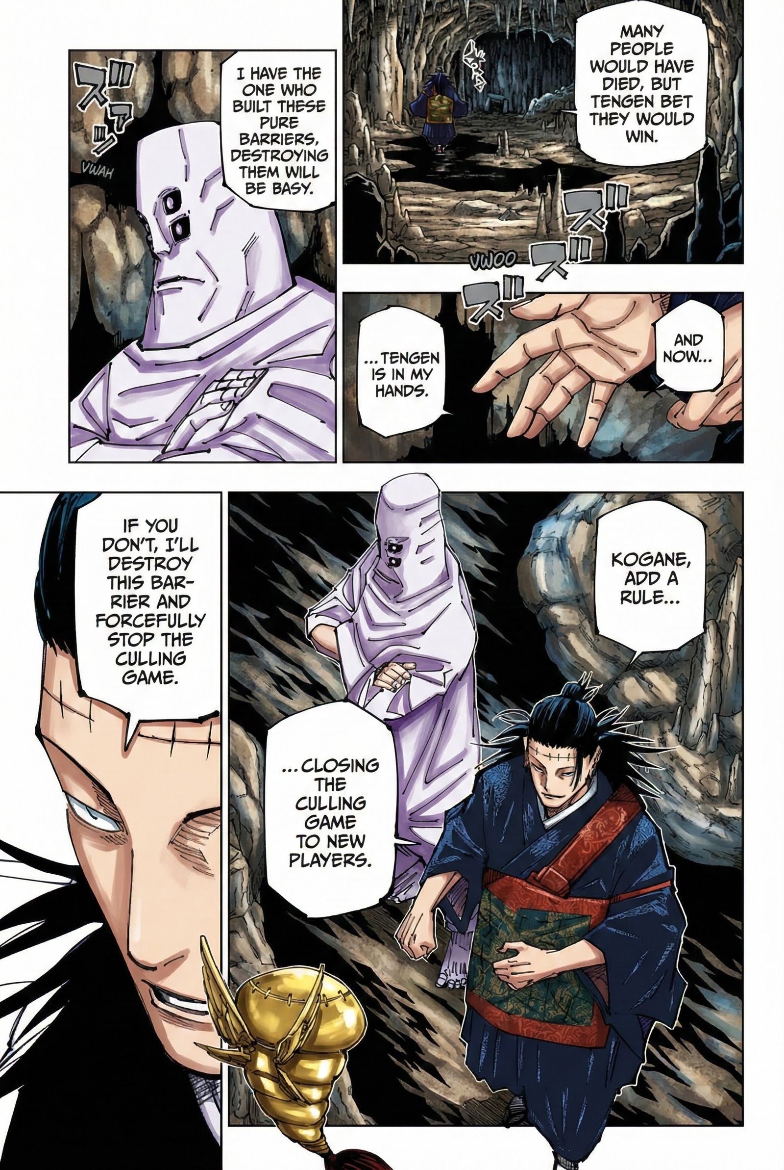 Jujutsu Kaisen Chapter 220 Page 5 - Colored Manga Panel
