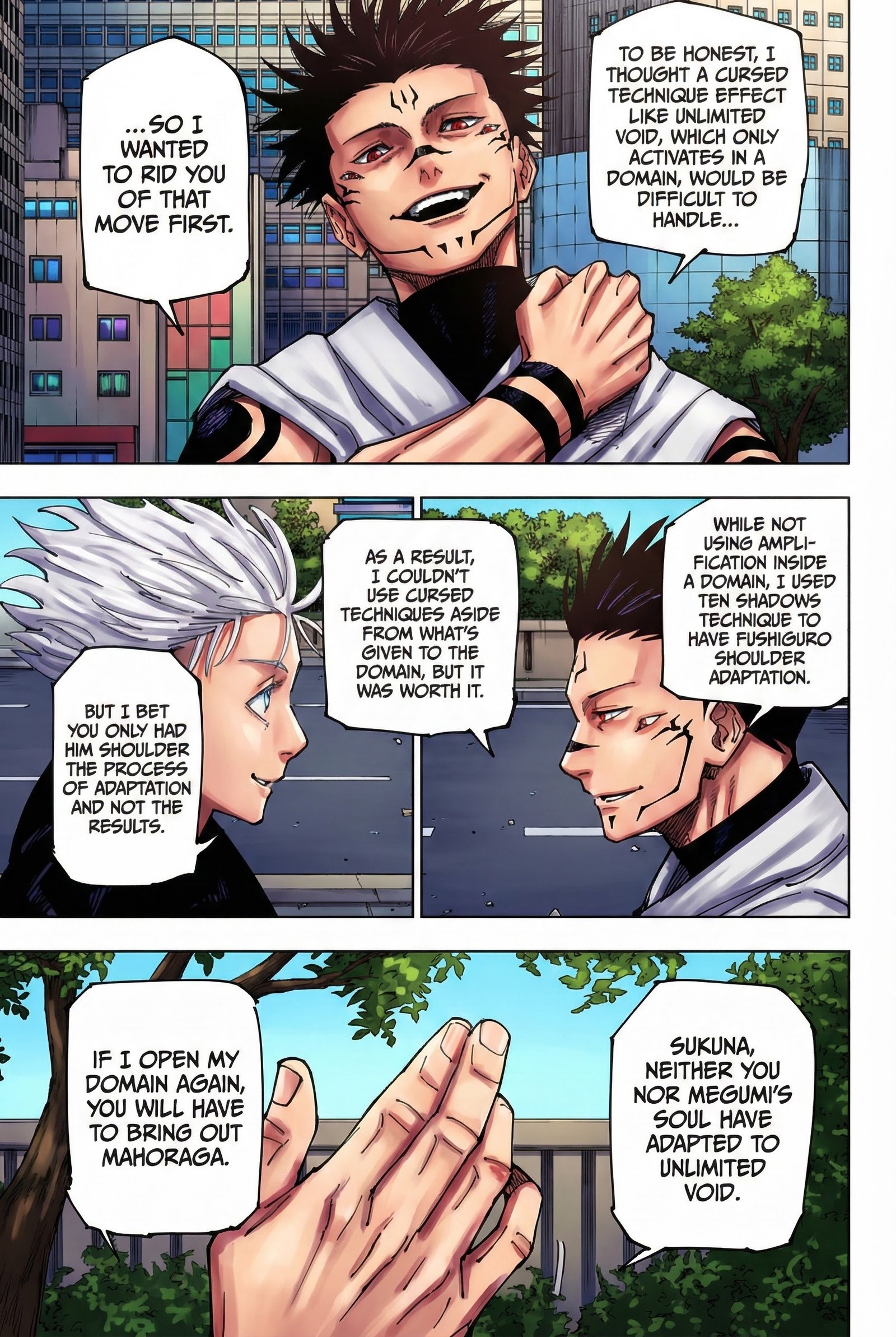 Jujutsu Kaisen Chapter 230 Page 7 - Colored Manga Panel