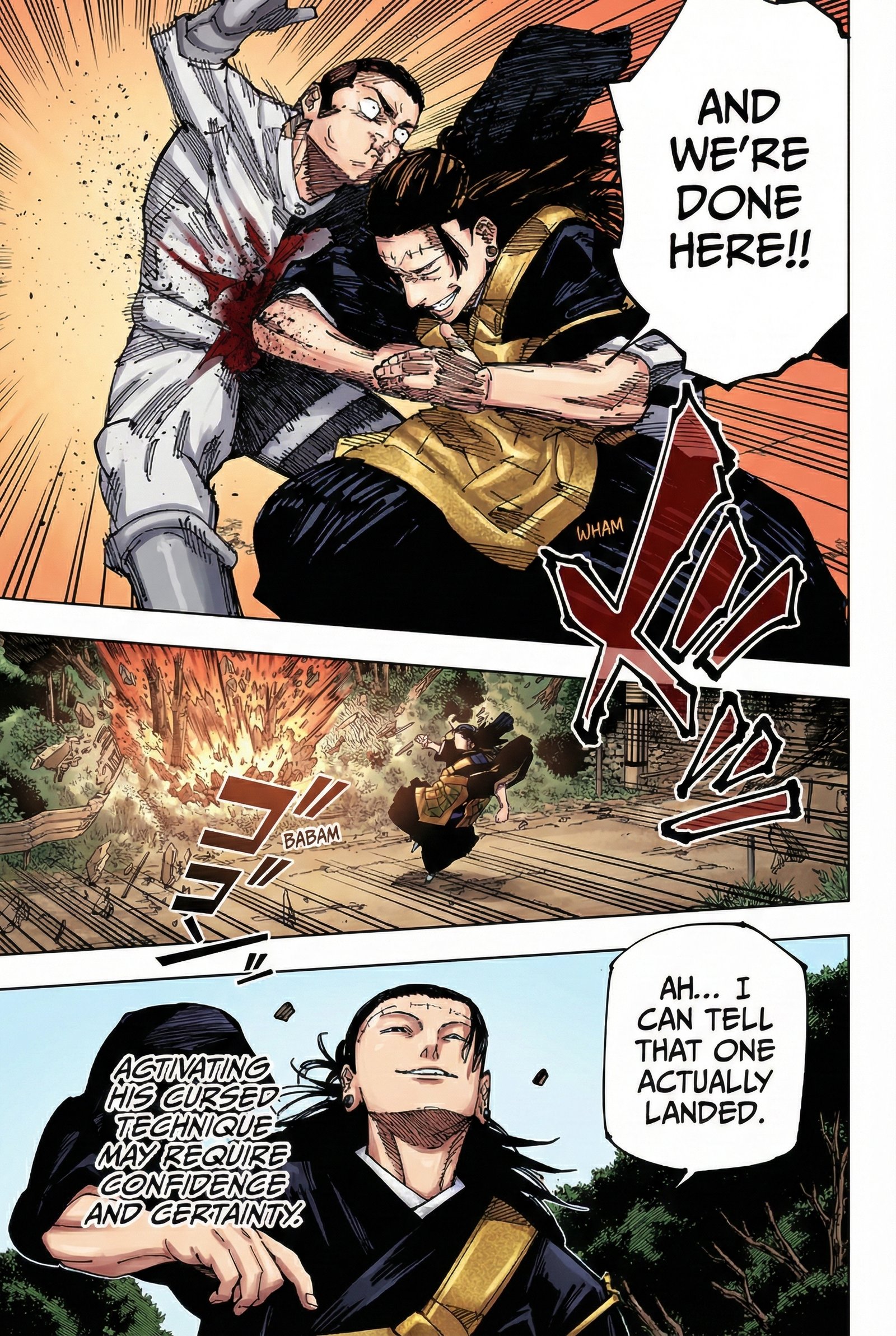 Jujutsu Kaisen Chapter 240 Page 13 - Colored Manga Panel