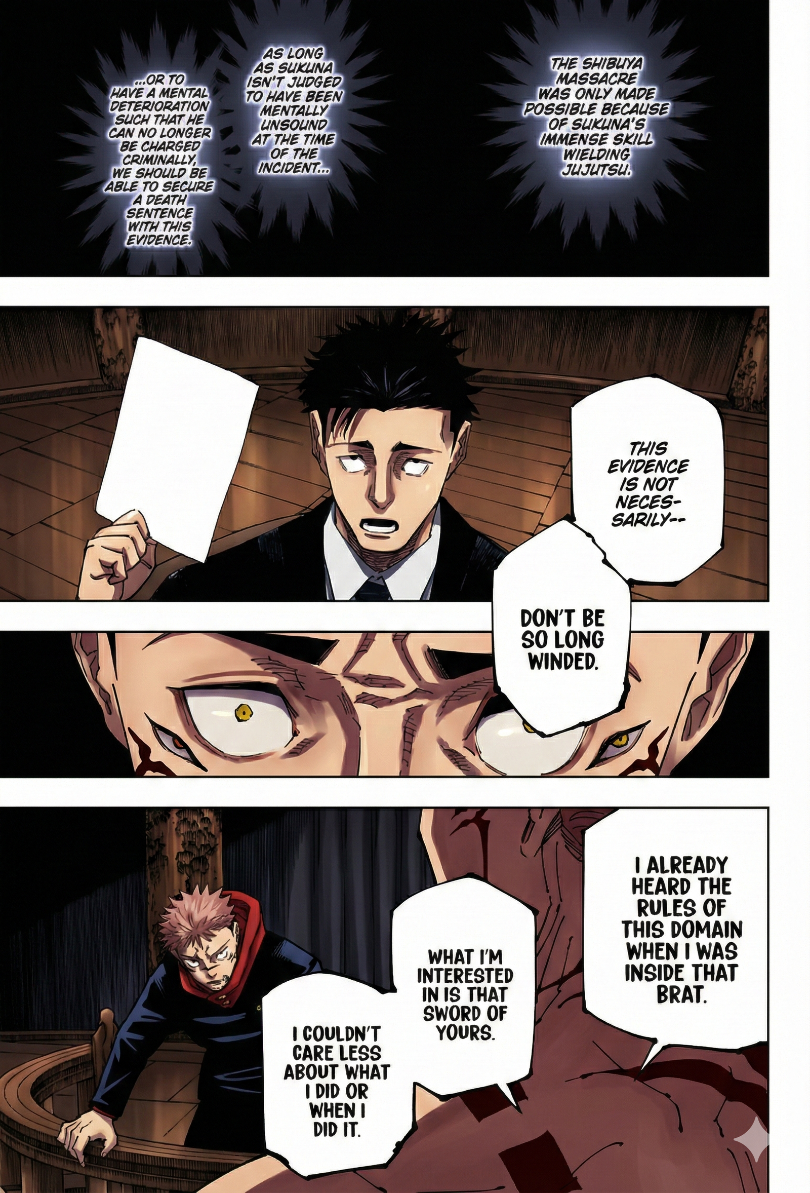 Jujutsu Kaisen Chapter 245 Page 13 - Colored Manga Panel