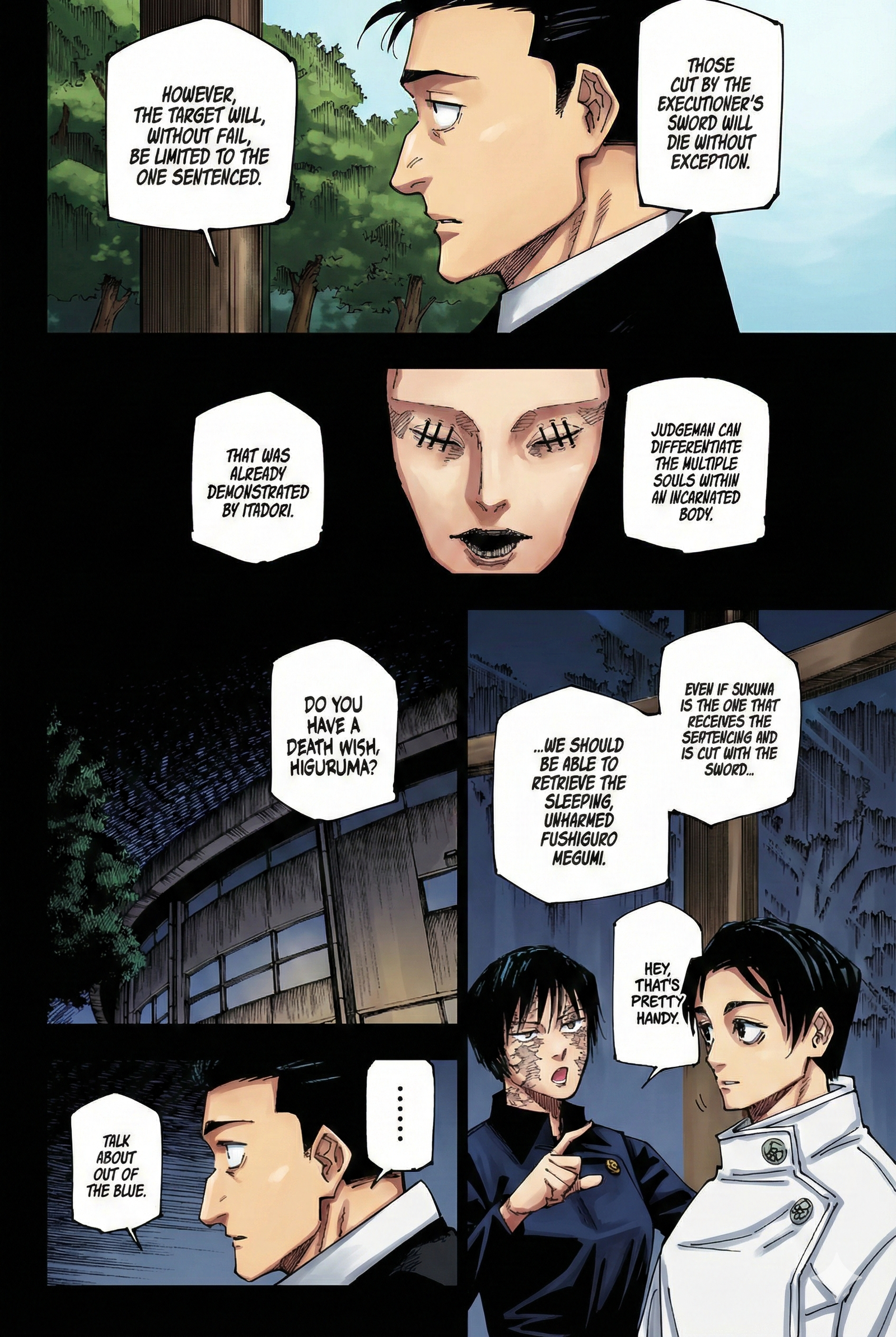 Jujutsu Kaisen Chapter 246 Page 15 - Colored Manga Panel