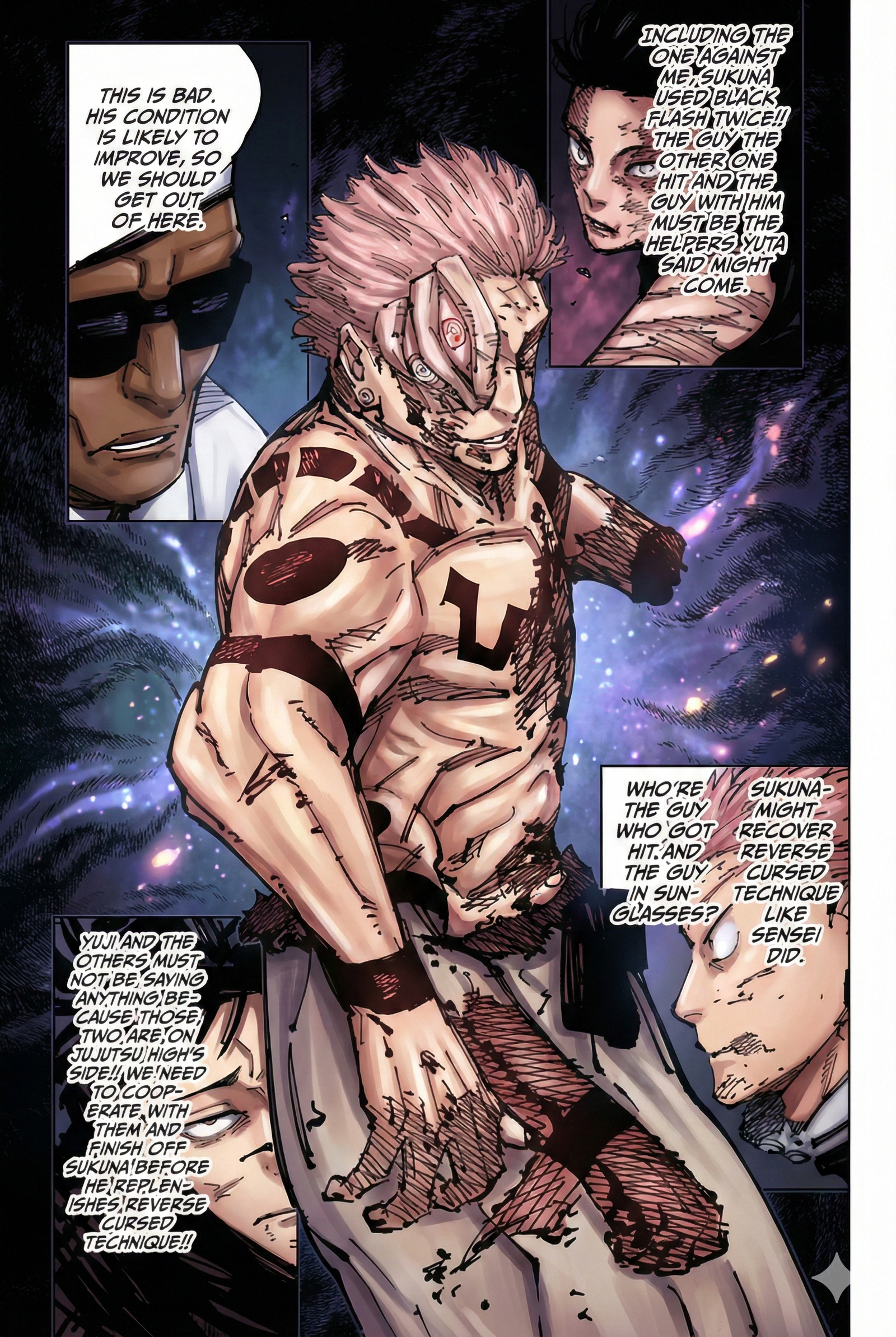 Jujutsu Kaisen Chapter 256 Page 3 - Colored Manga Panel
