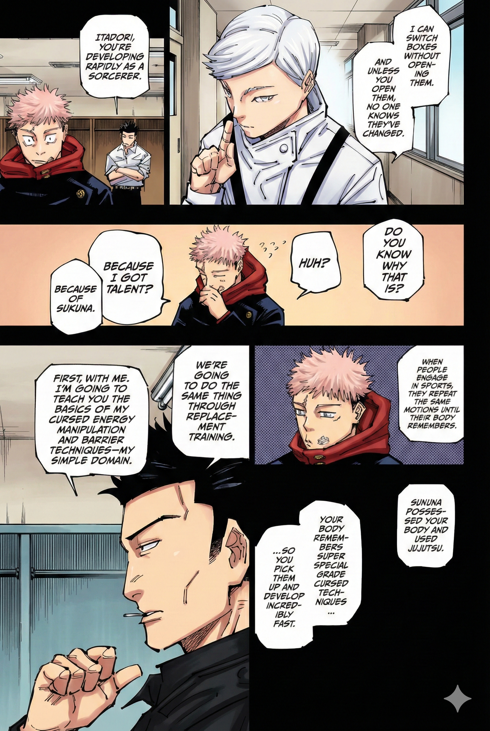 Jujutsu Kaisen Chapter 258 Page 7 - Colored Manga Panel