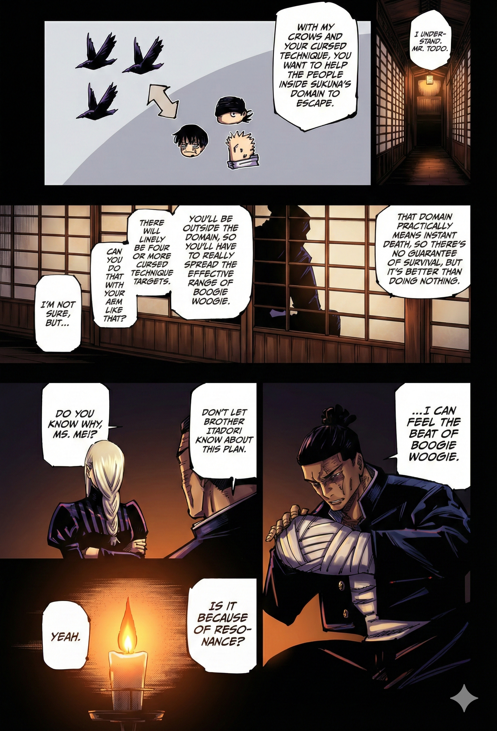 Jujutsu Kaisen Chapter 259 Page 13 - Colored Manga Panel