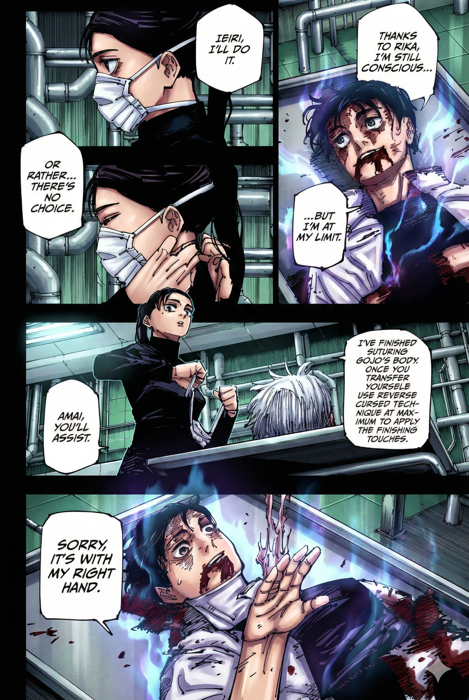 Jujutsu Kaisen Chapter 261 Page 14 - Colored Manga Panel