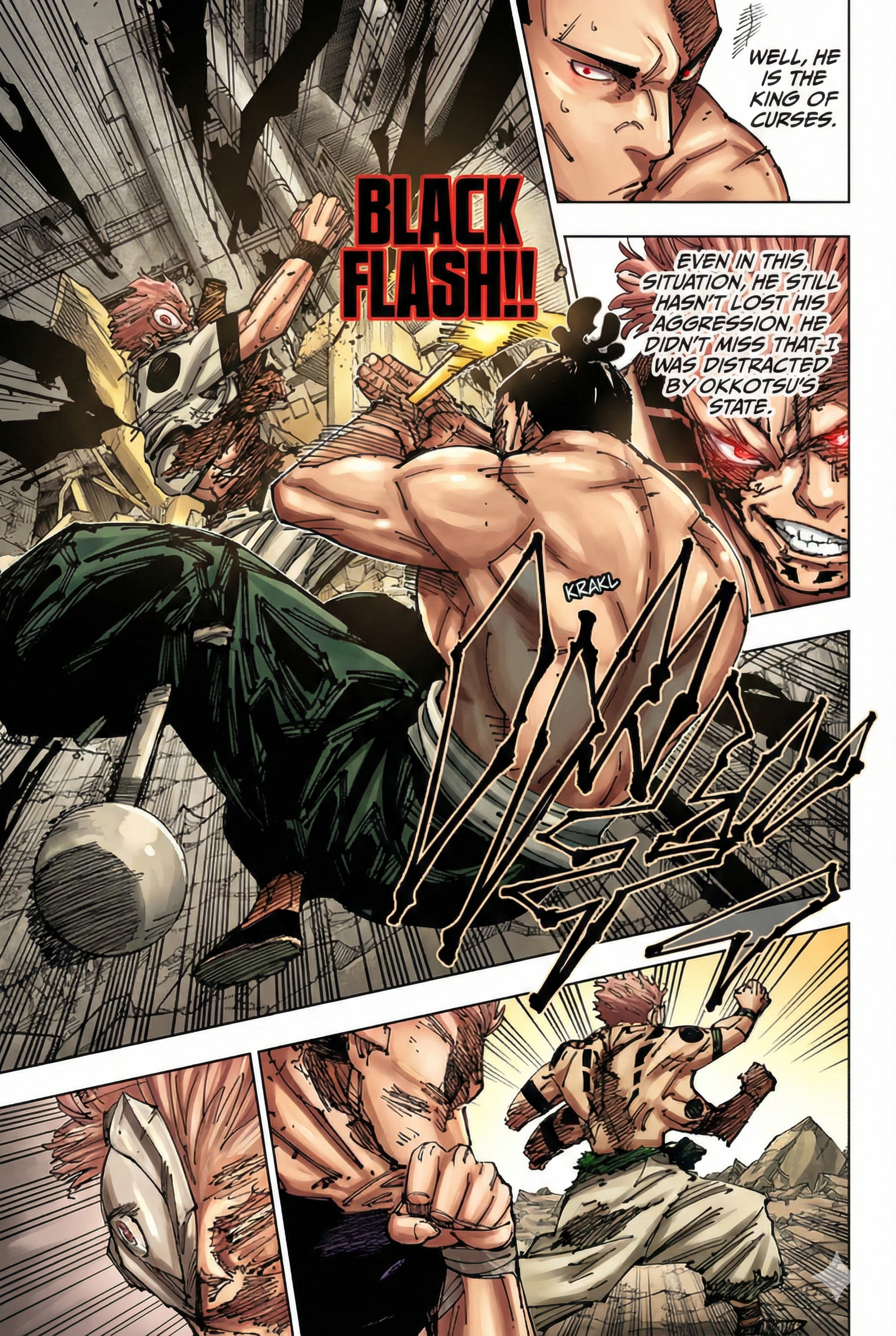 Jujutsu Kaisen Chapter 263 Page 5 - Colored Manga Panel