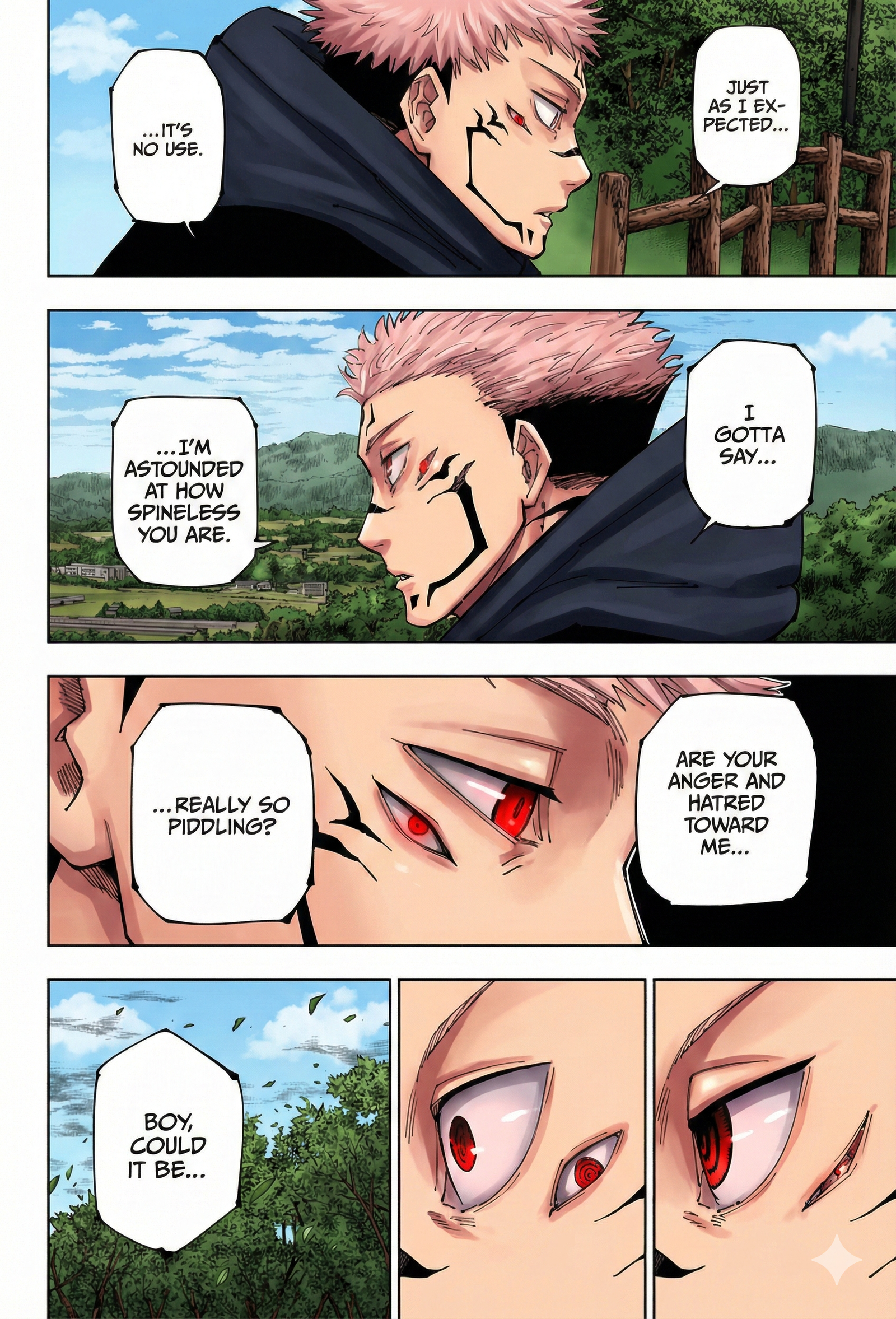 Jujutsu Kaisen Chapter 265 Page 16 - Colored Manga Panel
