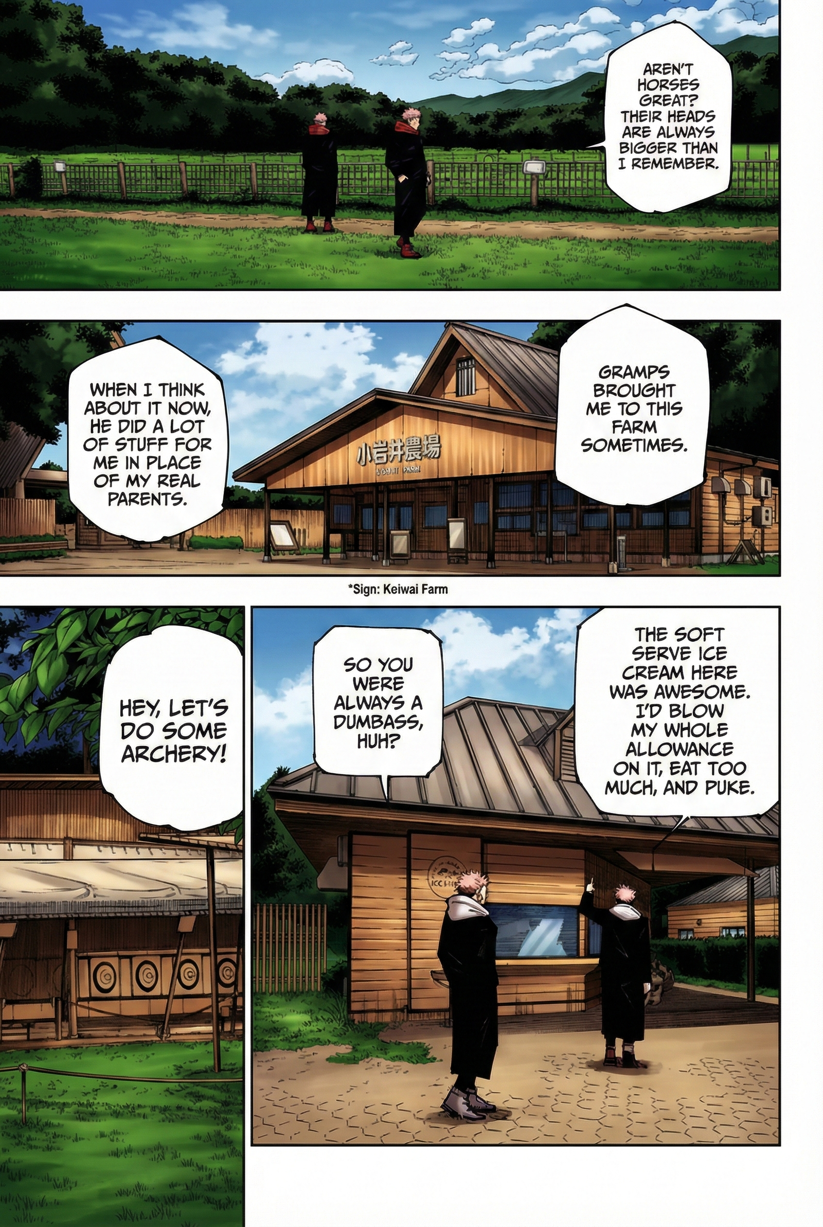 Jujutsu Kaisen Chapter 265 Page 7 - Colored Manga Panel