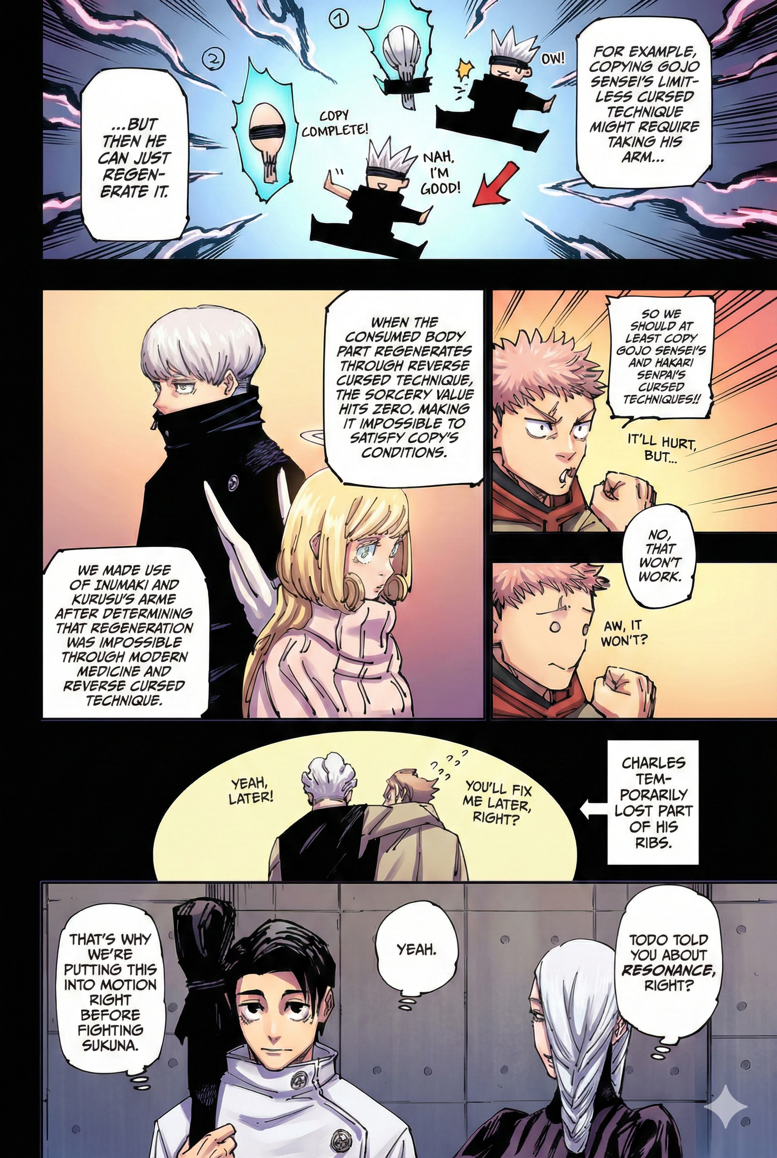 Jujutsu Kaisen Chapter 267 Page 4 - Colored Manga Panel