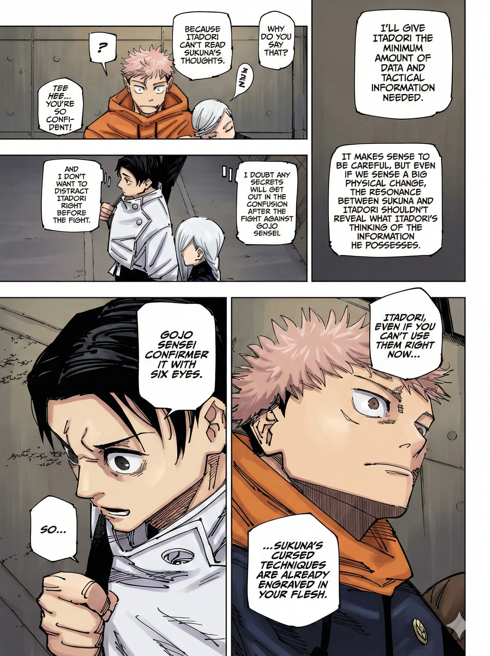 Jujutsu Kaisen Chapter 267 Page 5 - Colored Manga Panel