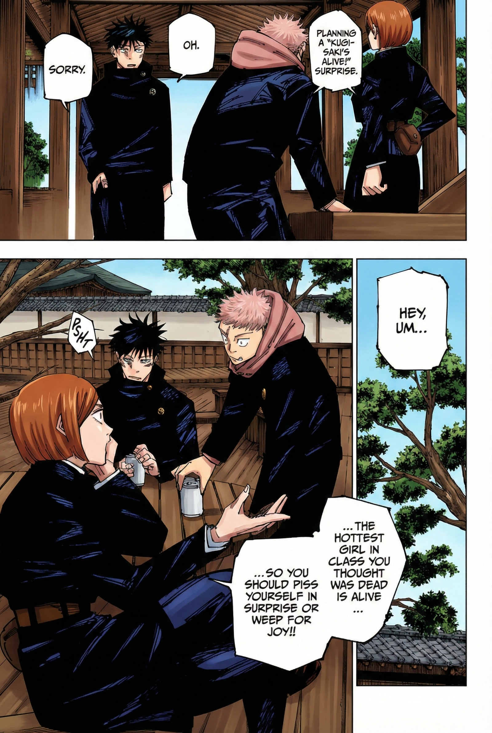 Jujutsu Kaisen Chapter 268 Page 14 - Colored Manga Panel