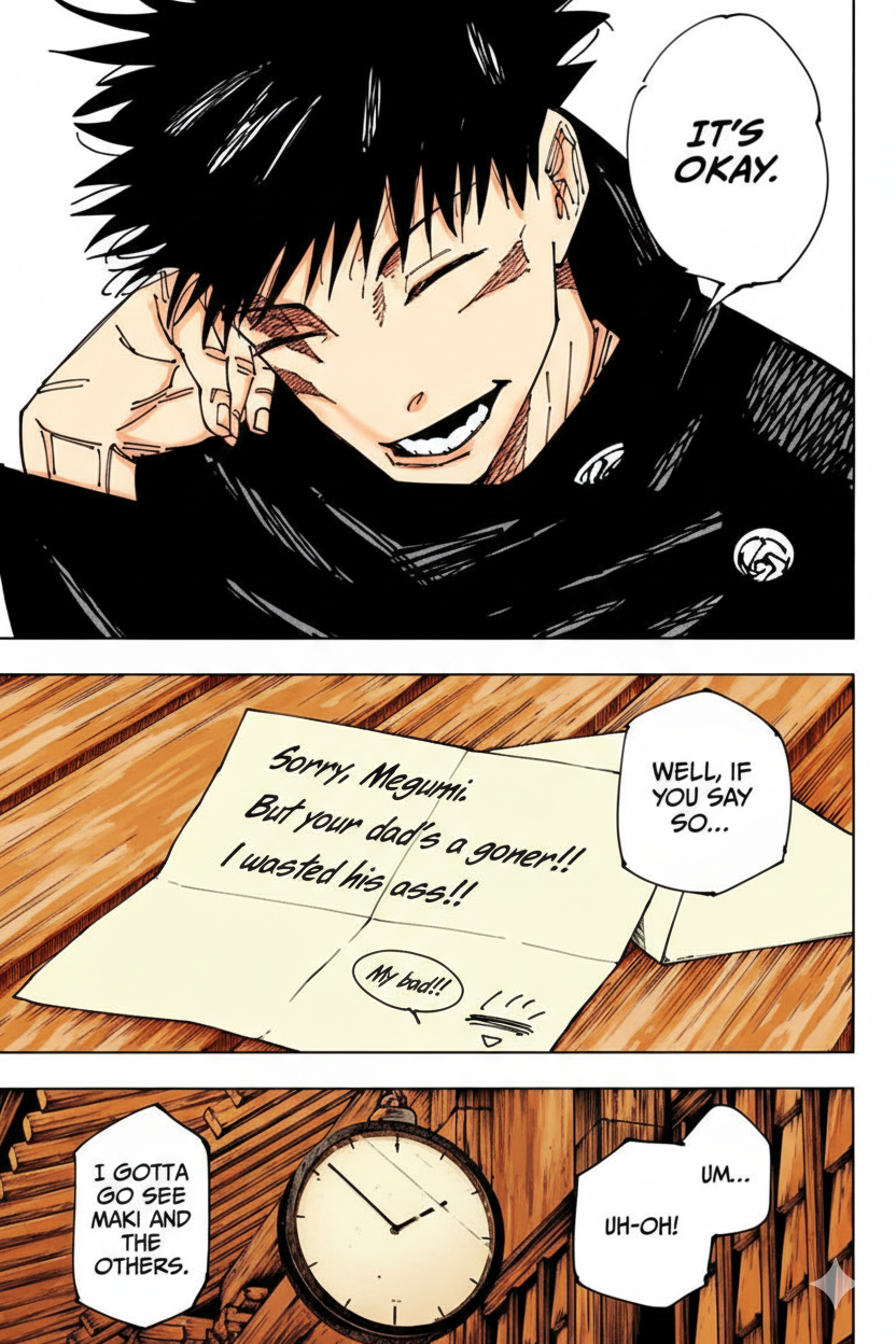 Jujutsu Kaisen Chapter 268 Page 18 - Colored Manga Panel