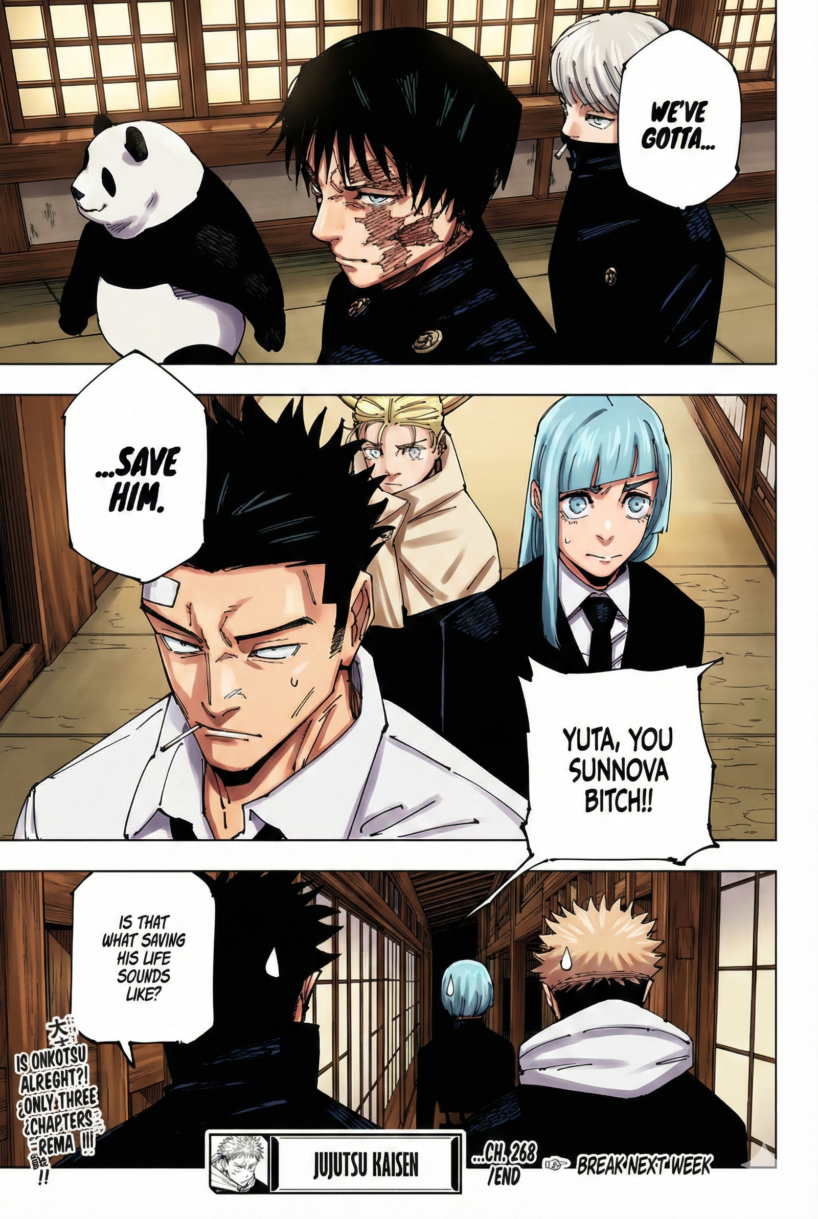 Jujutsu Kaisen Chapter 268 Page 20 - Colored Manga Panel
