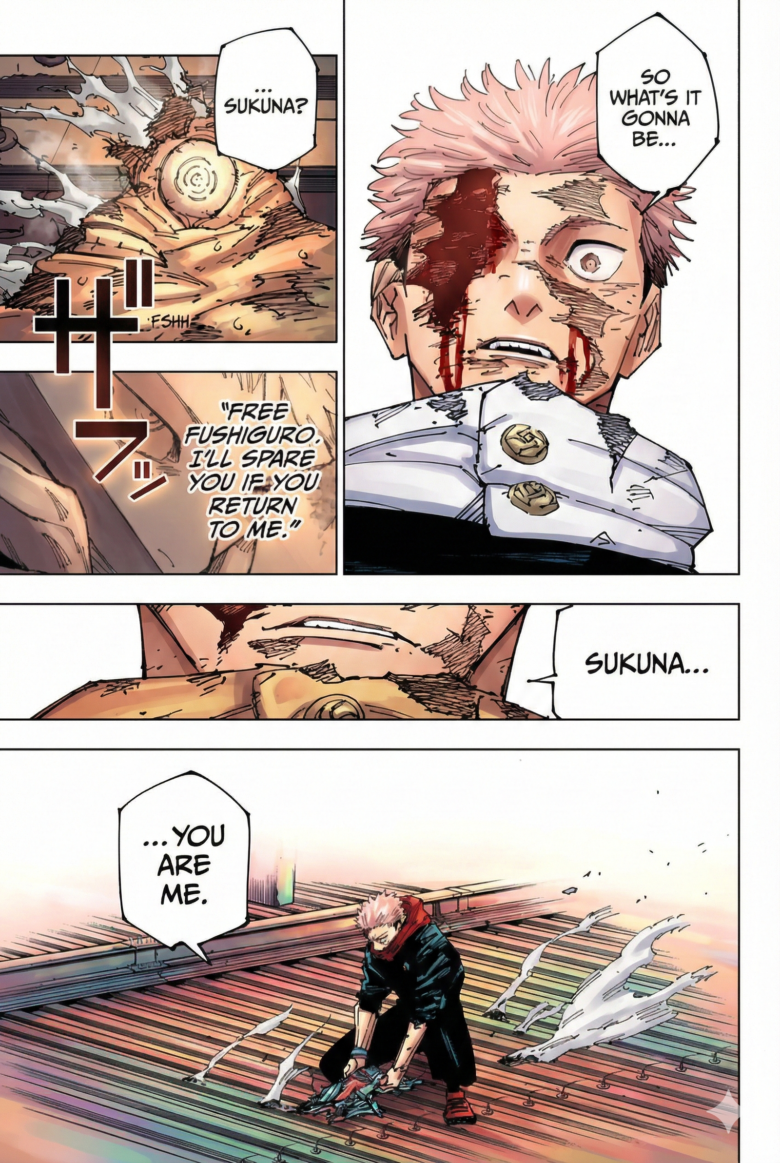 Jujutsu Kaisen Chapter 268 Page 7 - Colored Manga Panel